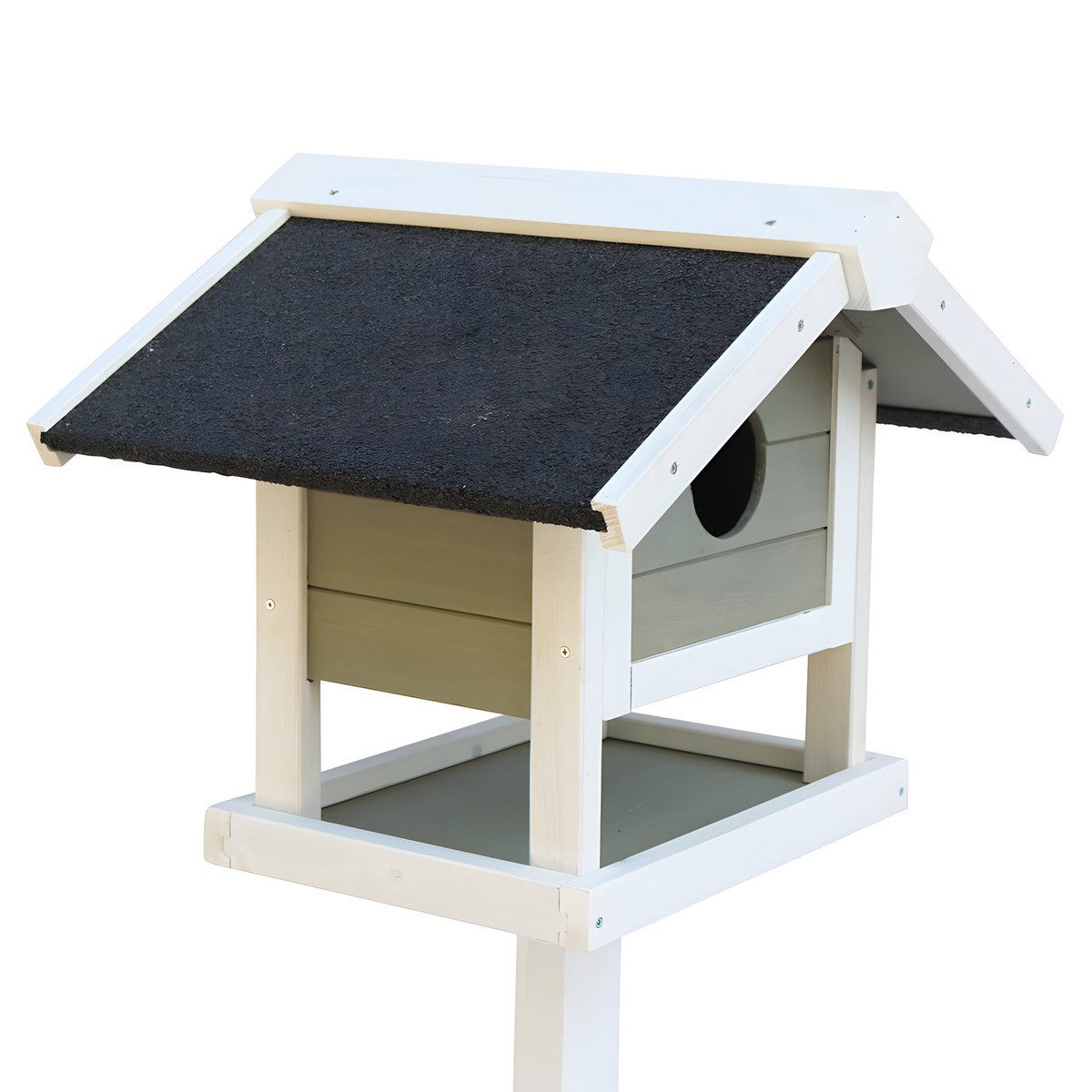 Nobby Vogelhaus Vogelhaus Talva weiß-graubraun