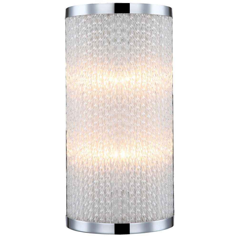 satiniert Leuchtmittel LED Set Glasstäbe etc-shop Wand Leuchte inklusive, im Lampe Wandleuchte, Beleuchtung