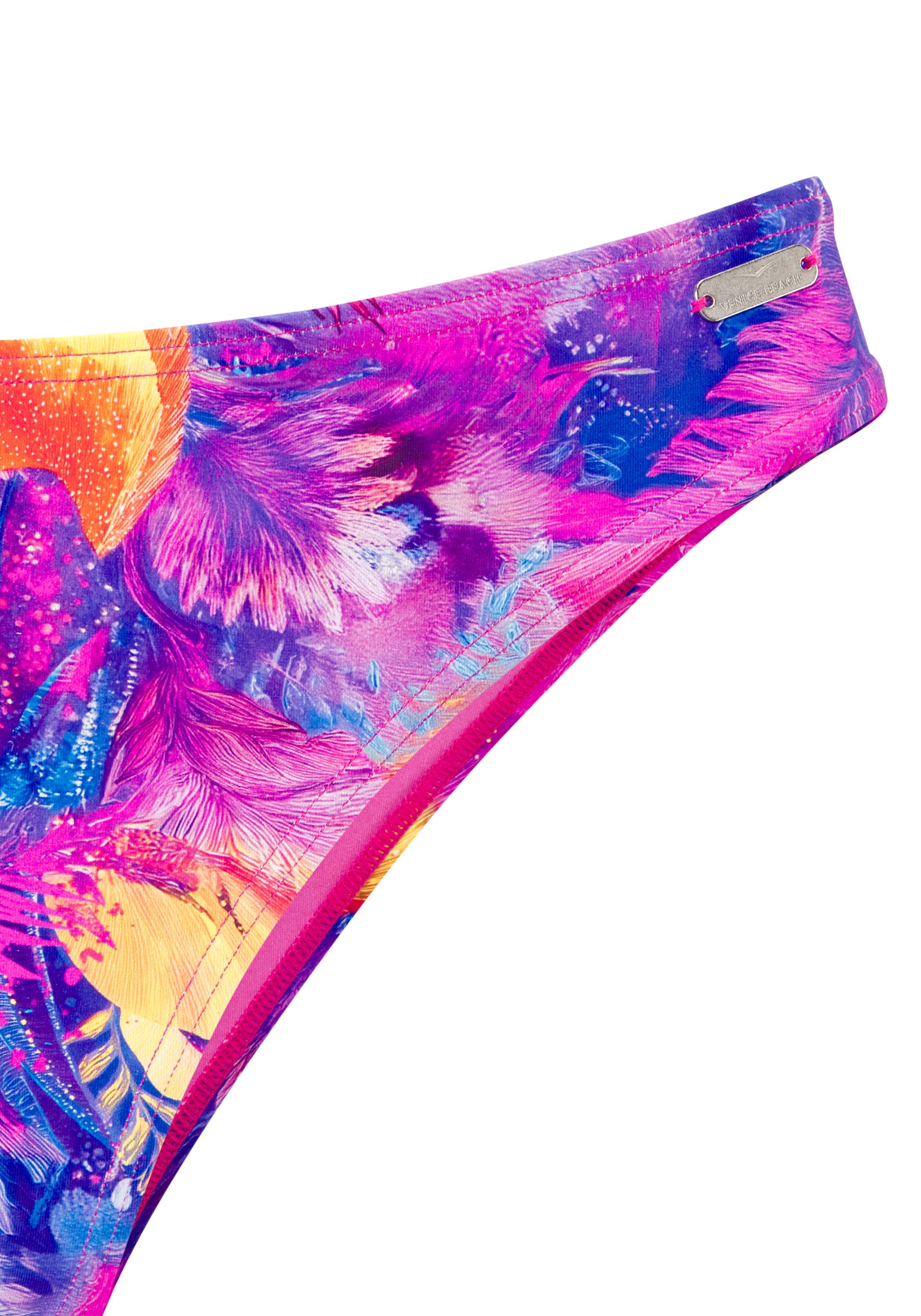 Venice Beach Bikini-Hose Zarina im farbenträchtigem Design