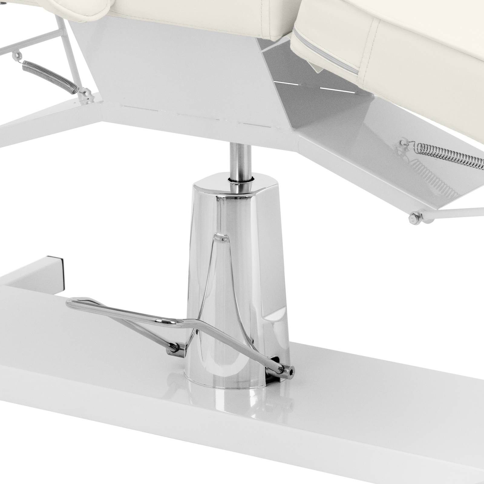 Physa Massageliege Kosmetikliege 200 kg 360° drehbar Behandlungsliege Therapieliege Creme, Beige