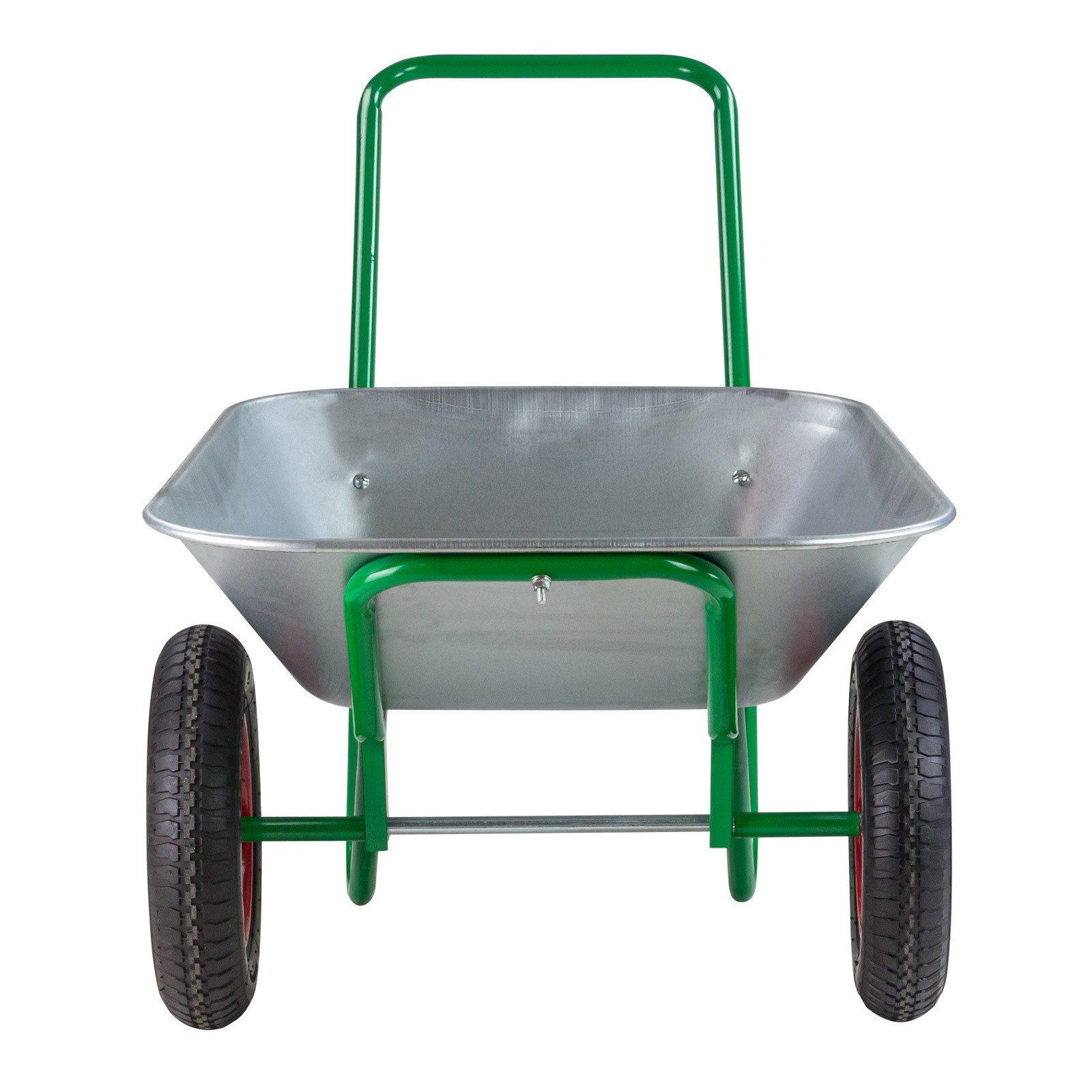 Schubkarre Schubkarre Gartenschubkarre Gartenkarre mit zwei großen Lufträdern Tragkraft: 150 kg, (1-tlg)