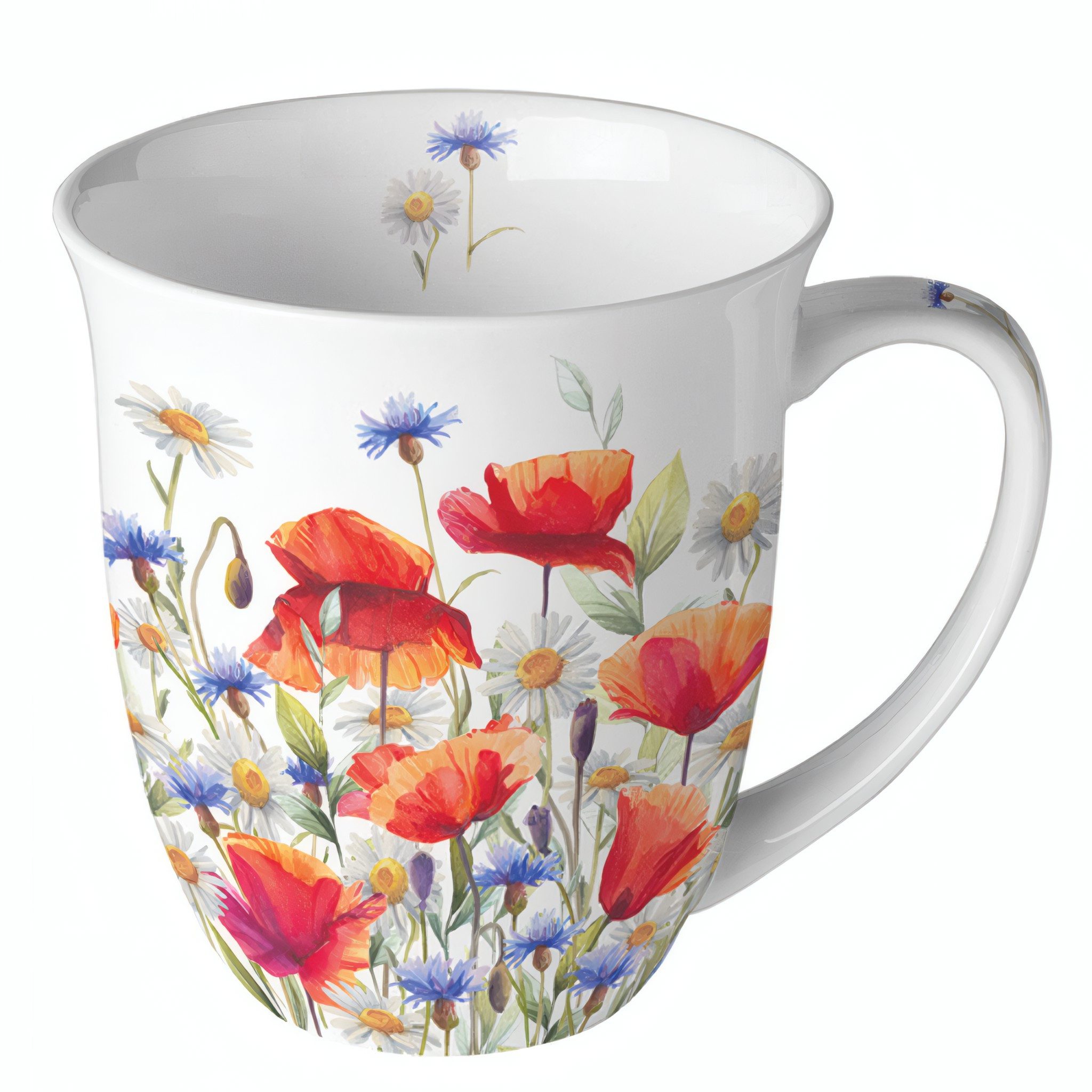 Ambiente® Tasse Poppies and cornflowers, Porzellan
