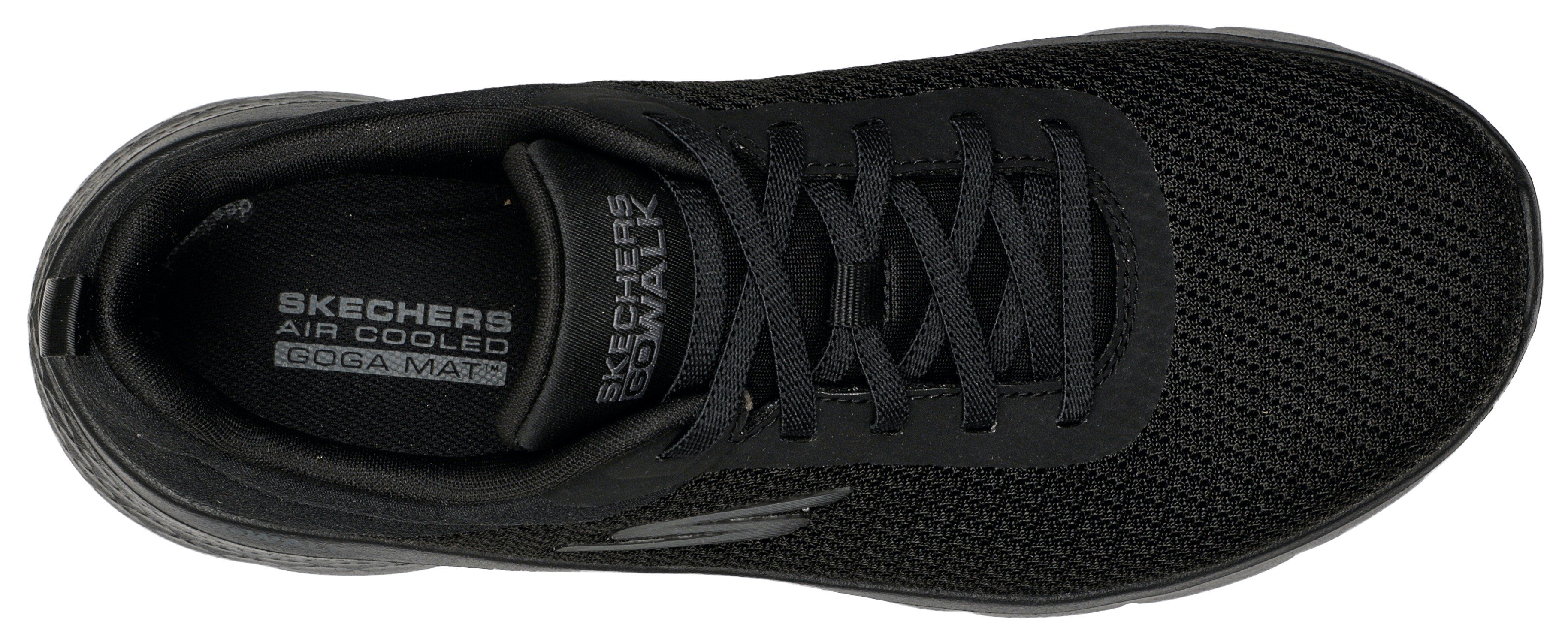 Skechers Slip-On Sneaker ALANI für WALK GO geeignet schwarz-uni FLEX Maschinenwäsche