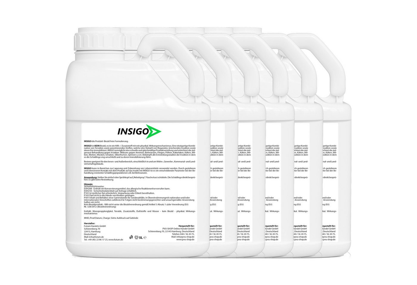 Thumbnail - INSIGO Insektenspray Anti Floh-Spray Floh-Mittel Ungezieferspray, 30 l, biozidfreie Formel, auf Wasserbasis, geruchsarm,...