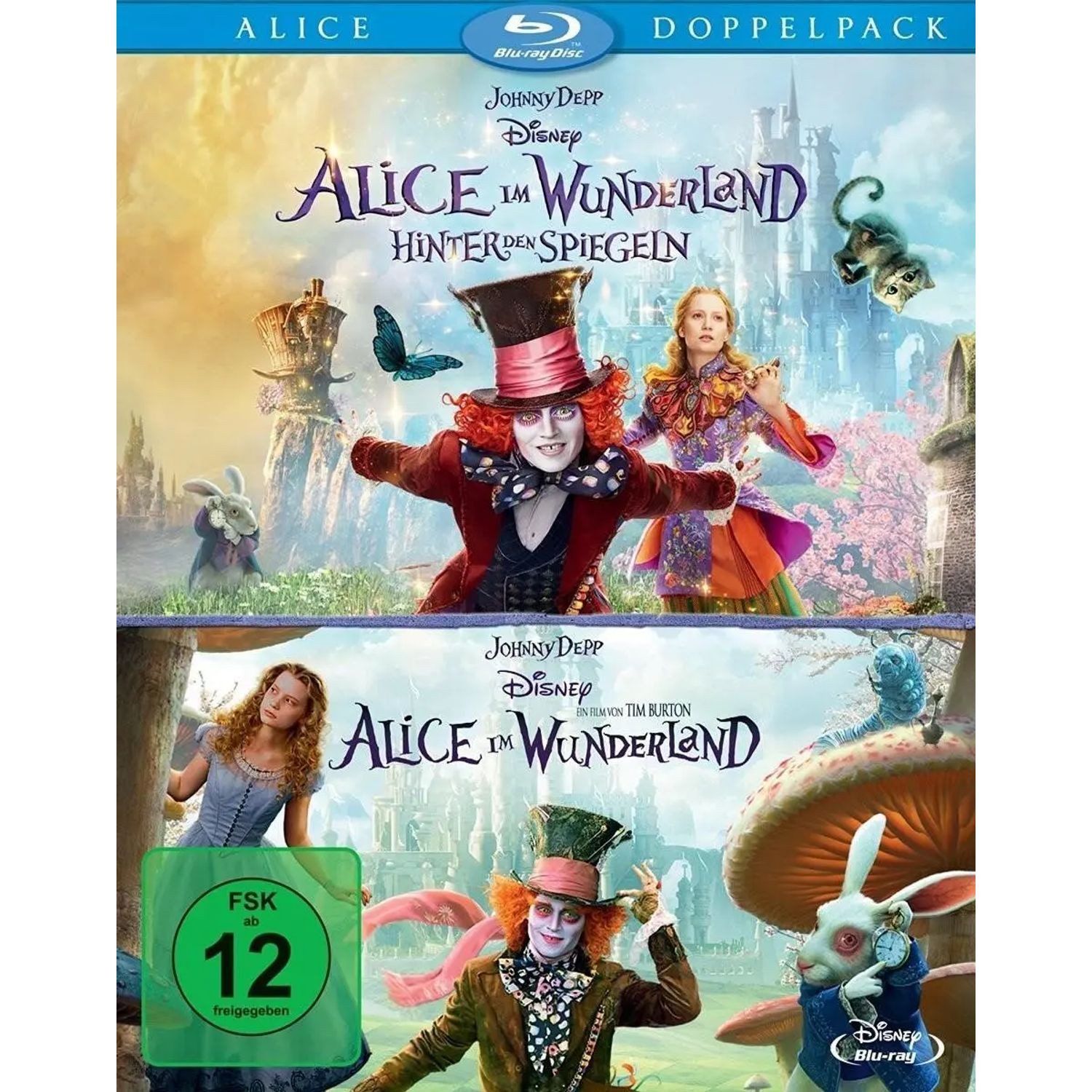 Walt Disney Blu-ray Alice im Wunderland 1+2