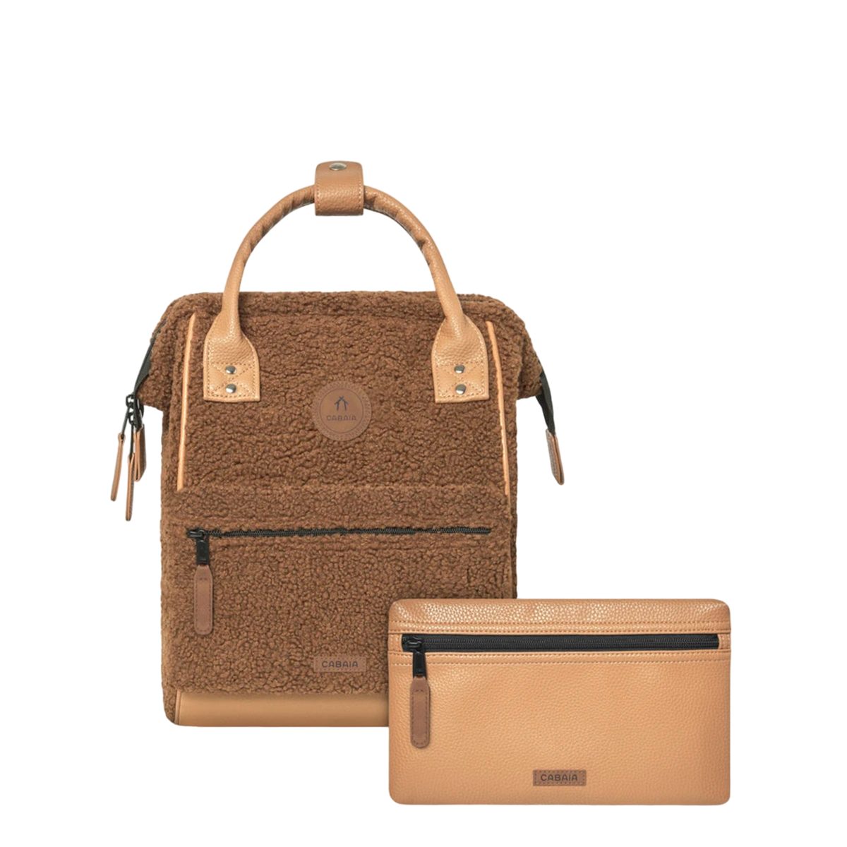 CABAIA Rucksack Tucson (Set, 3-tlg., inkl. 2 auswechselbaren Vordertaschen), Tagesrucksack mit austauschbaren Vordertaschen