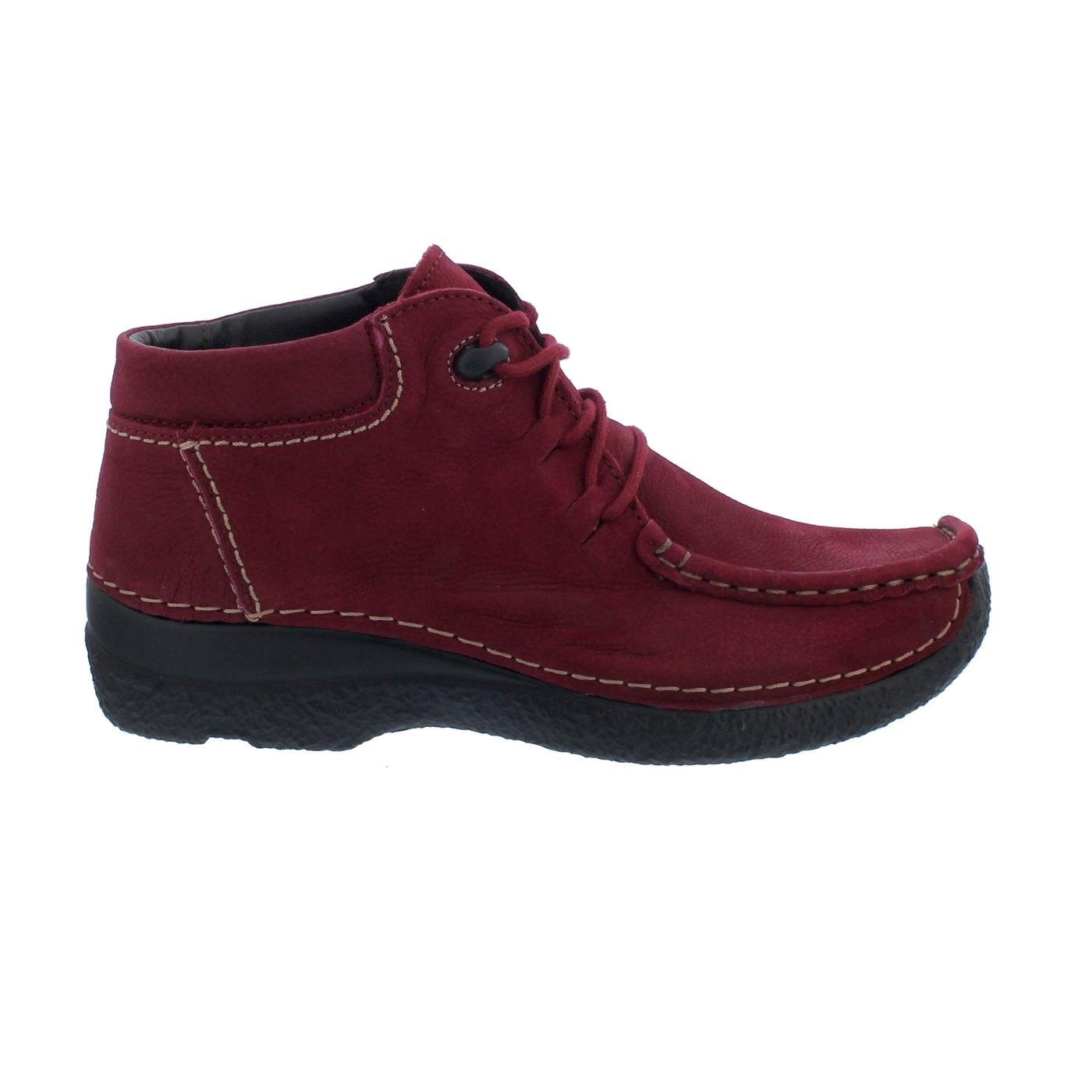 WOLKY Wolky Seamy Moc Bootie, Antique nubuck, Oxblood 0625311-530 Schnürsti günstig online kaufen
