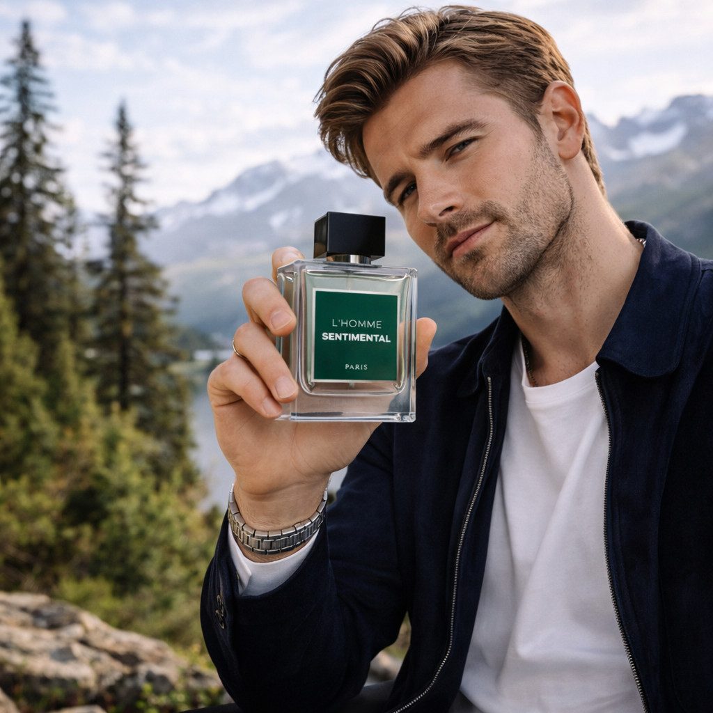 Jack Hope Paris Eau de Parfum L’HOMME SENTIMENTAL PARIS Herrenduft, Holzig, Fougère e100 ml, Hergestellt in Paris, Langanhaltend, Zitrisch, Aromatisch, Modern