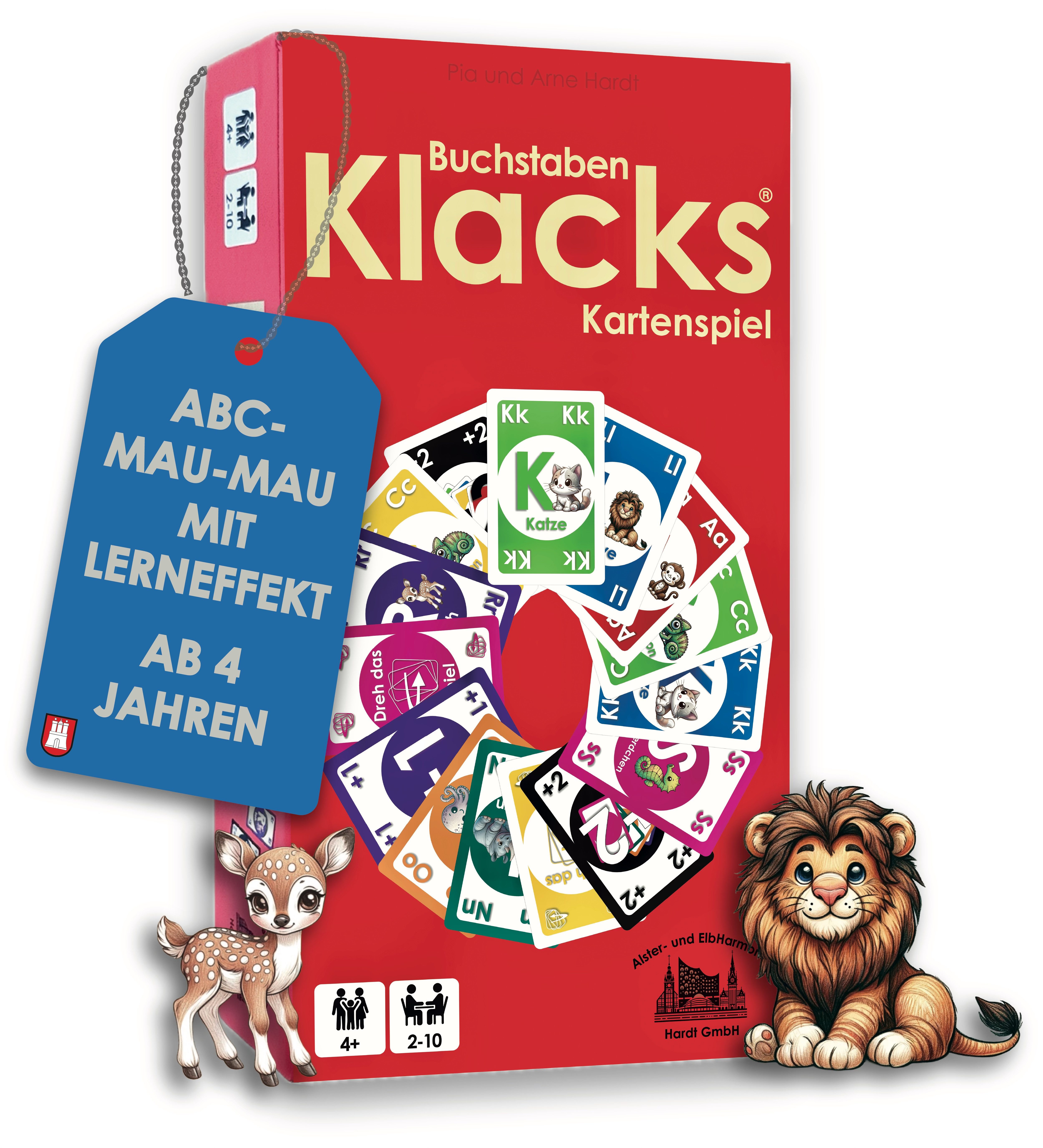 Alster- und ElbHarmonie Spiel Buchstaben Klacks, Kinderspiel, Das ABC-Mau-Mau