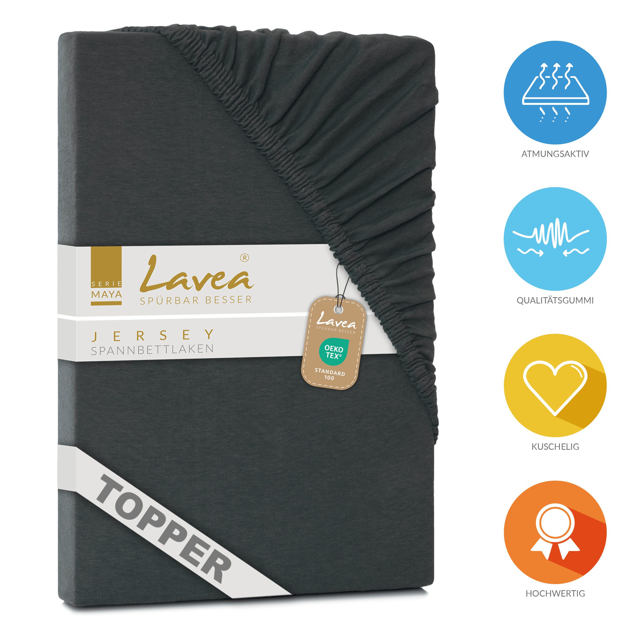 Lavea Spannbettlaken Maya, in Gr. 60x140, günstig online kaufen