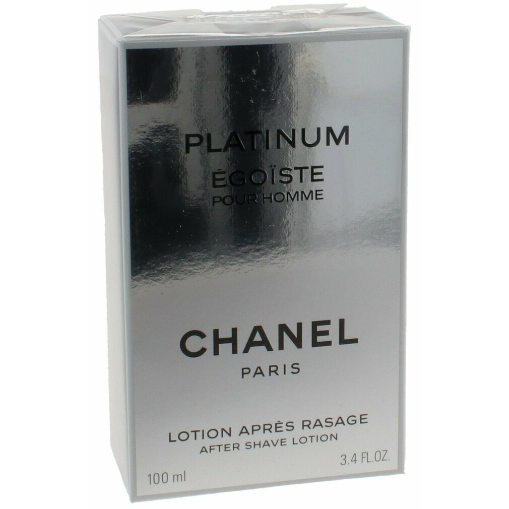 CHANEL After Shave Lotion Chanel Platinum Egoiste After Shave Lotion 100 ml Packung, Karton 1