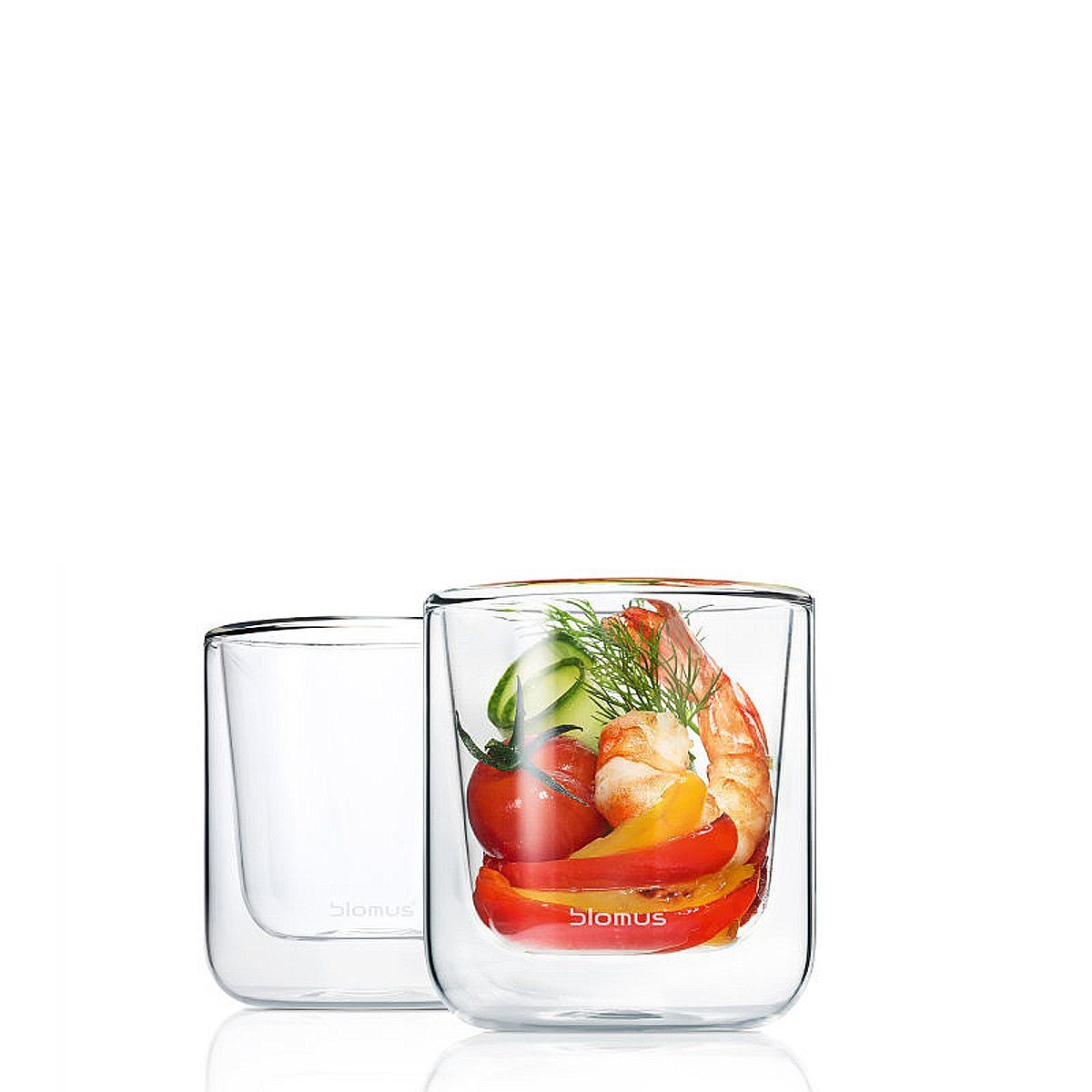 blomus Glas Kaffee Thermo- Gläser, 2er Set, Glas