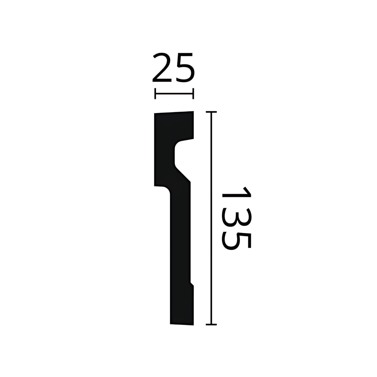 NOËL & MARQUET by nmc Zierleiste NMC MA3 Türumrandung Fassadenstuck Fensterumrandung Fassadenprofil 2m, kleben, Polyurethan Hartschaum, Türumrandung, 1-St., Türumrandung, Fassadenstuck Fensterumrandung Fassadenprofil Modern weiß vorgrundiert