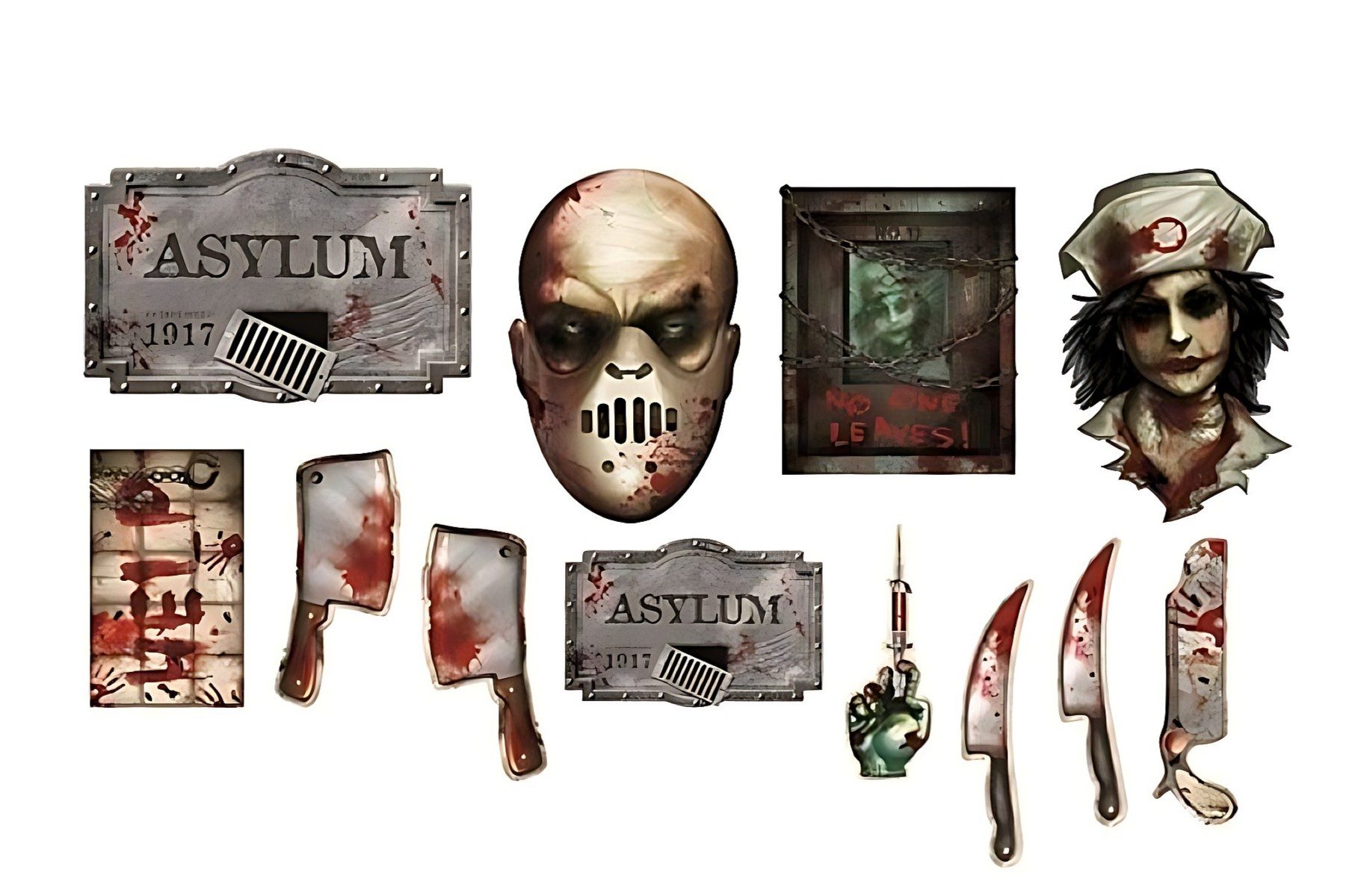 Amscan Hängedekoration Horror-Deko Cutouts Halloween