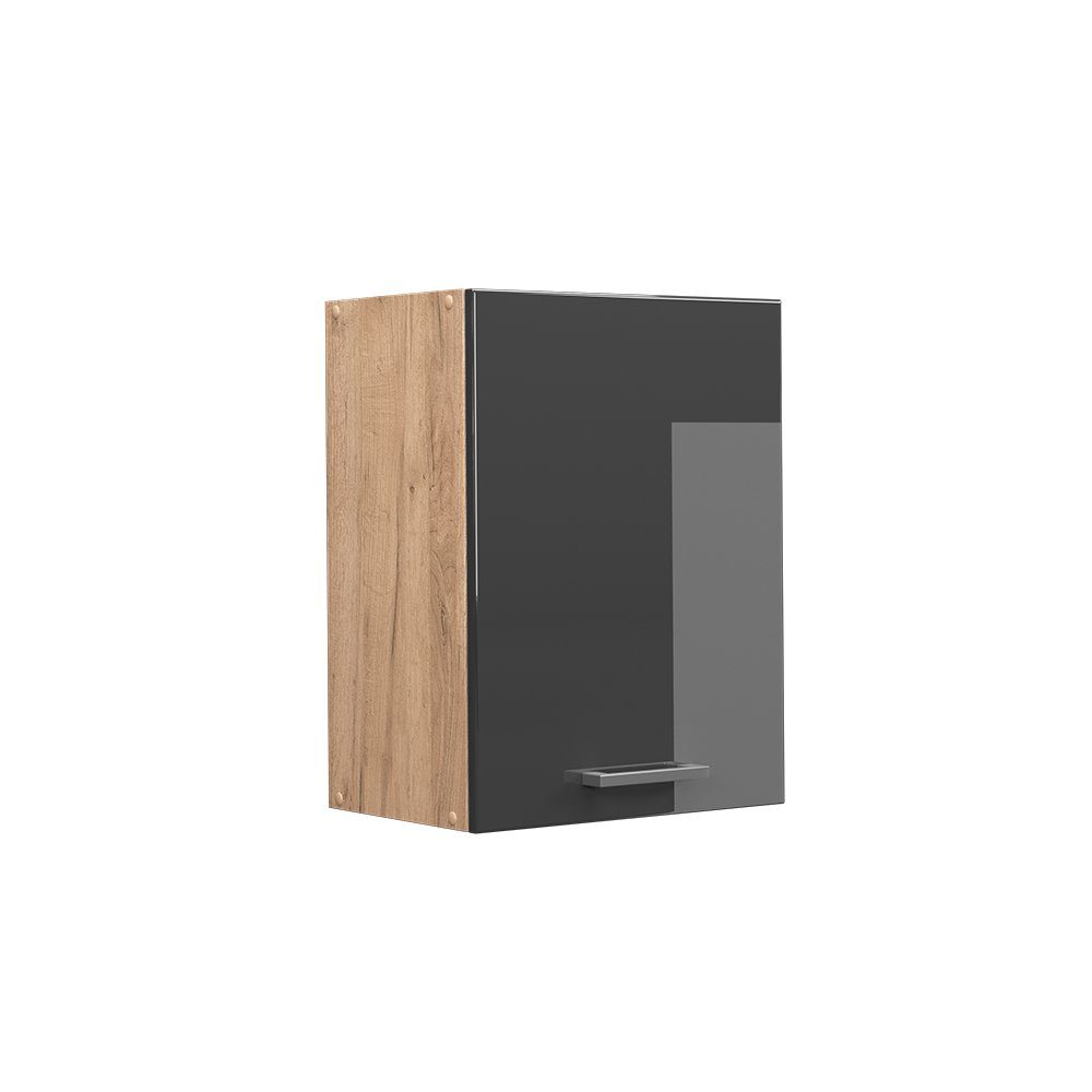 Vicco Hängeschrank R-Line, Anthrazit Hochglanz/Goldkraft Eiche, günstig online kaufen