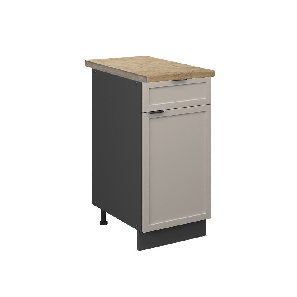 Vicco Unterschrank Fame-Line, GrauBeige/Anthrazit, 40 cm, günstig online kaufen