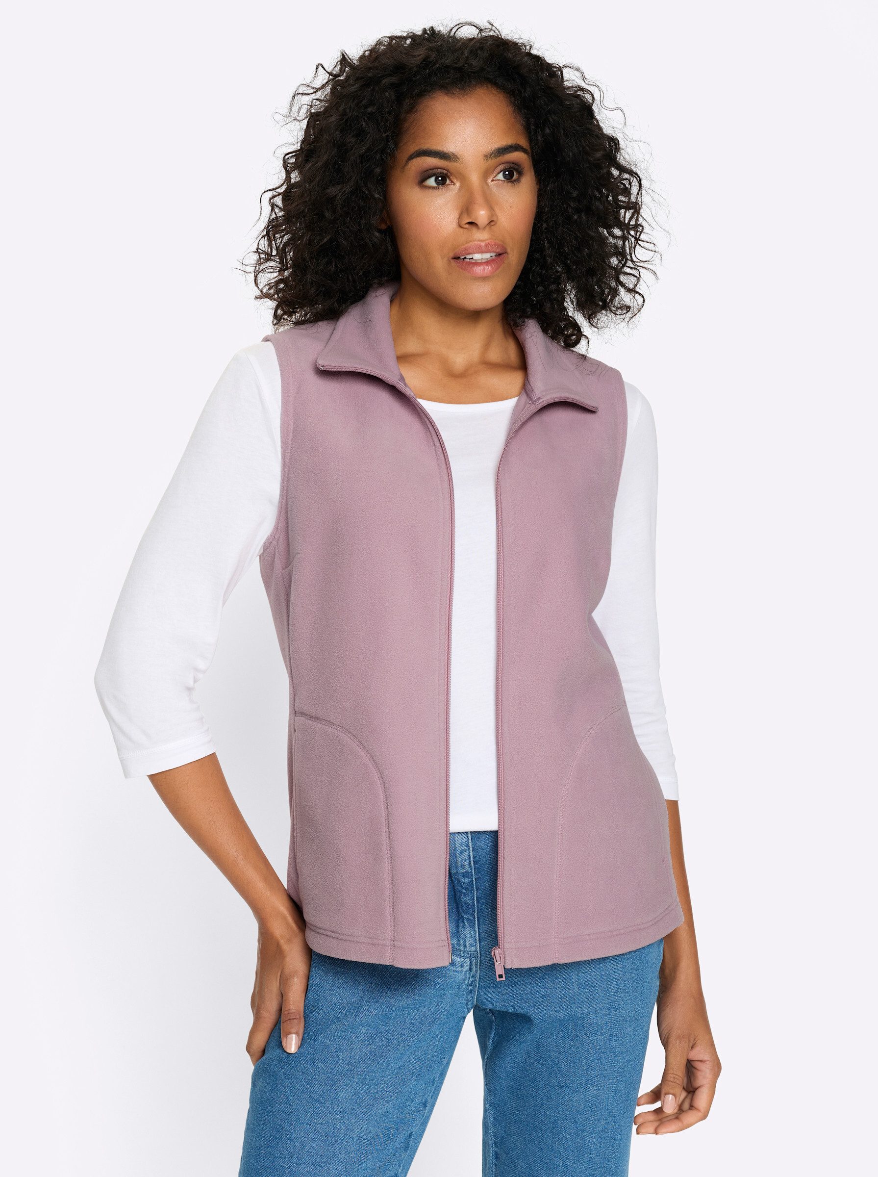 Sieh an! Jerseyweste Fleece-Weste
