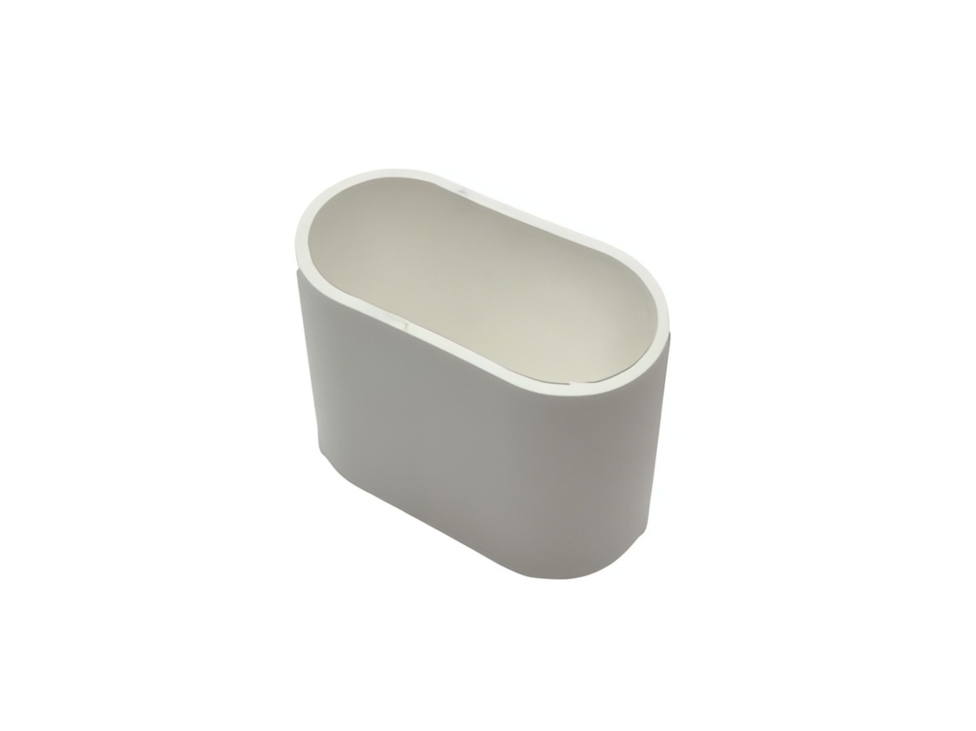MWH Abdeckkappe Fußkappe 40mm x 20 mm weiss oval