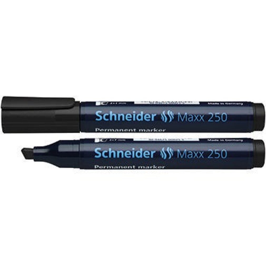 Schneider Permanentmarker Marker Permanent-Marker 250, Keilspit Strichstärke: 2-7 mm