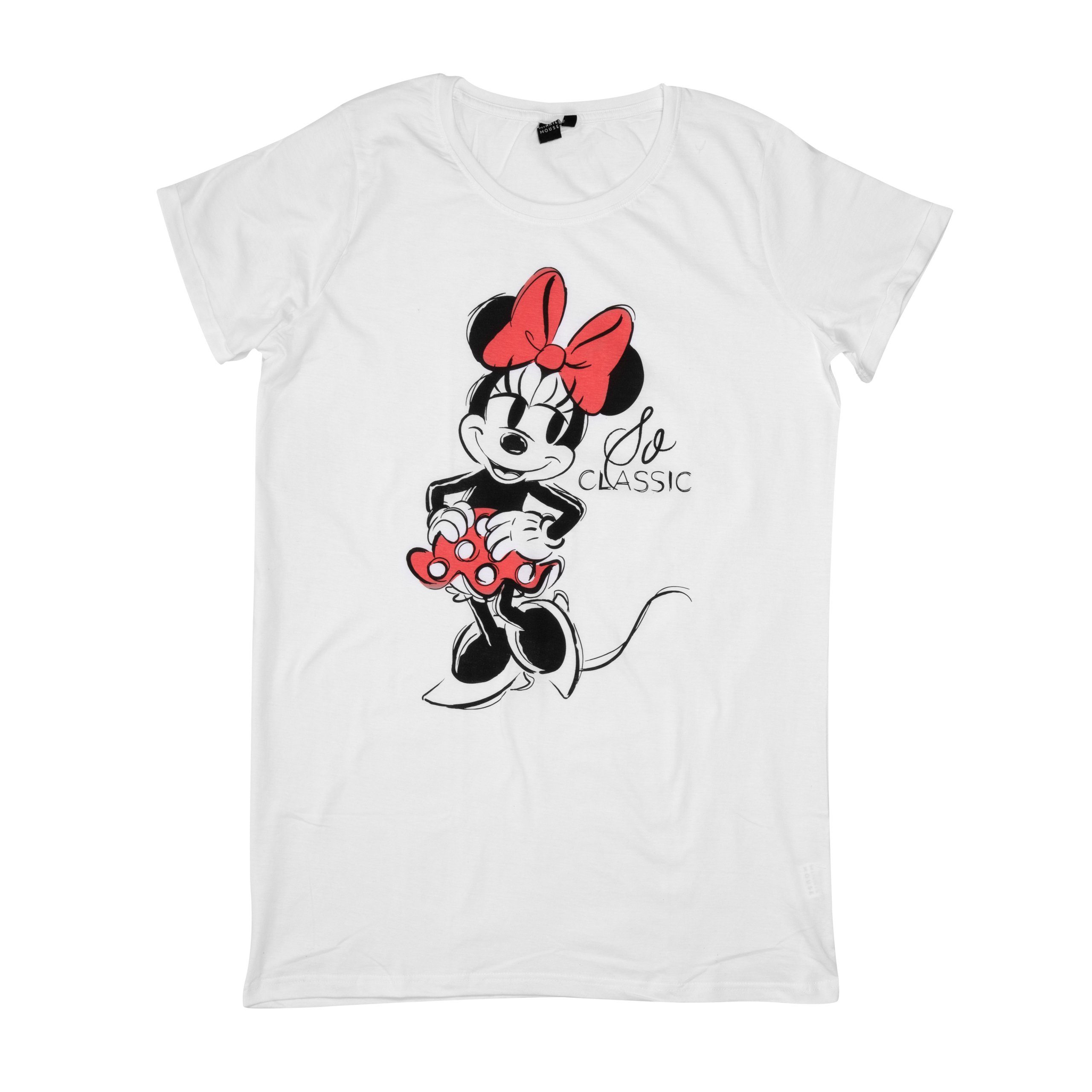 United Labels® Nachthemd Disney Minnie Mouse Nachthemd für Damen - So classic Weiß