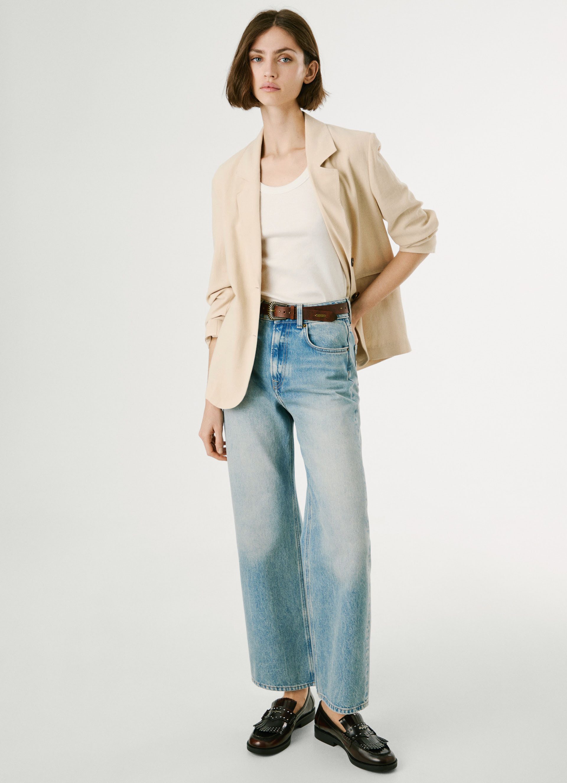 Pepe Jeans Straight-Jeans UHW – Ultra High Waist mit hohem Bund