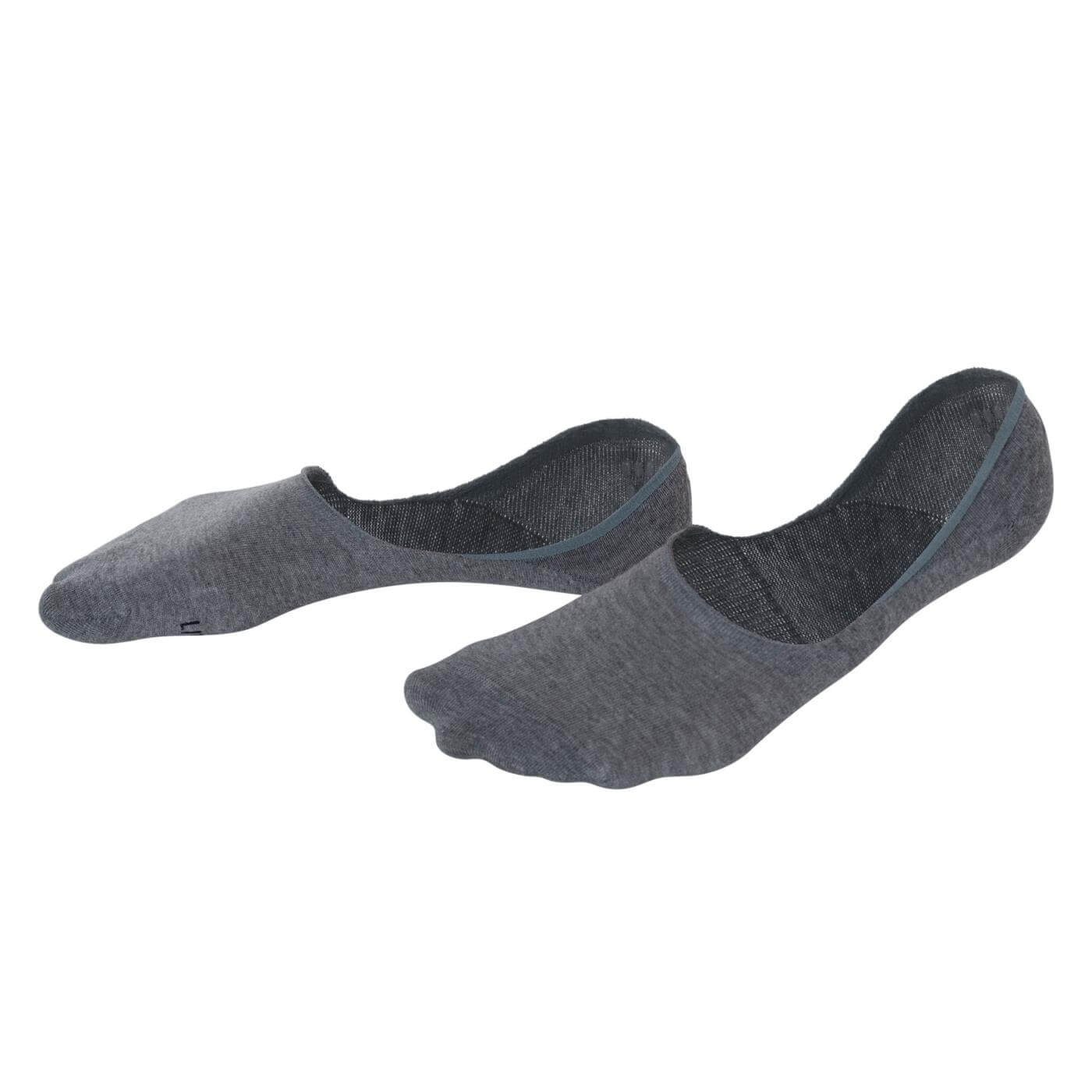 LIVING CRAFTS Socken MADLEN Tief ausgeschnitten für offene Schuhe und Sneaker Stone Grey
