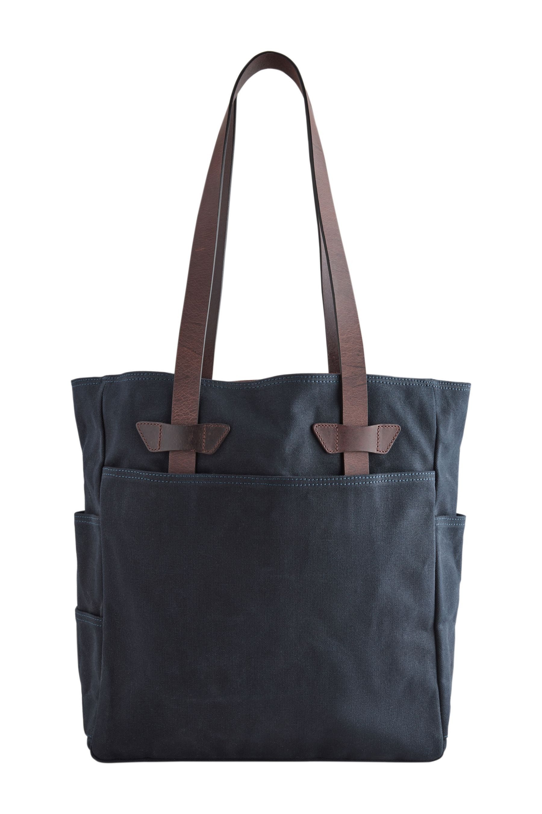 Handtasche Allzweck-Tragetasche aus gewachstem Canvas