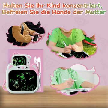 JOEAIS Zaubertafel LCD Schreibtafel 10 Zoll Kinder Maltafel Zeichentafel Drawing Tablet, (Schreibtablett Zeichenblock Weihnachts Und Geburtstagsgeschenke, ab 3 jahre Zeichentablett PäDagogisches Spielzeug Kinderspielzeug), Digital Notepad Flugzeug Doodle-Brett für Jungen und Mädchen