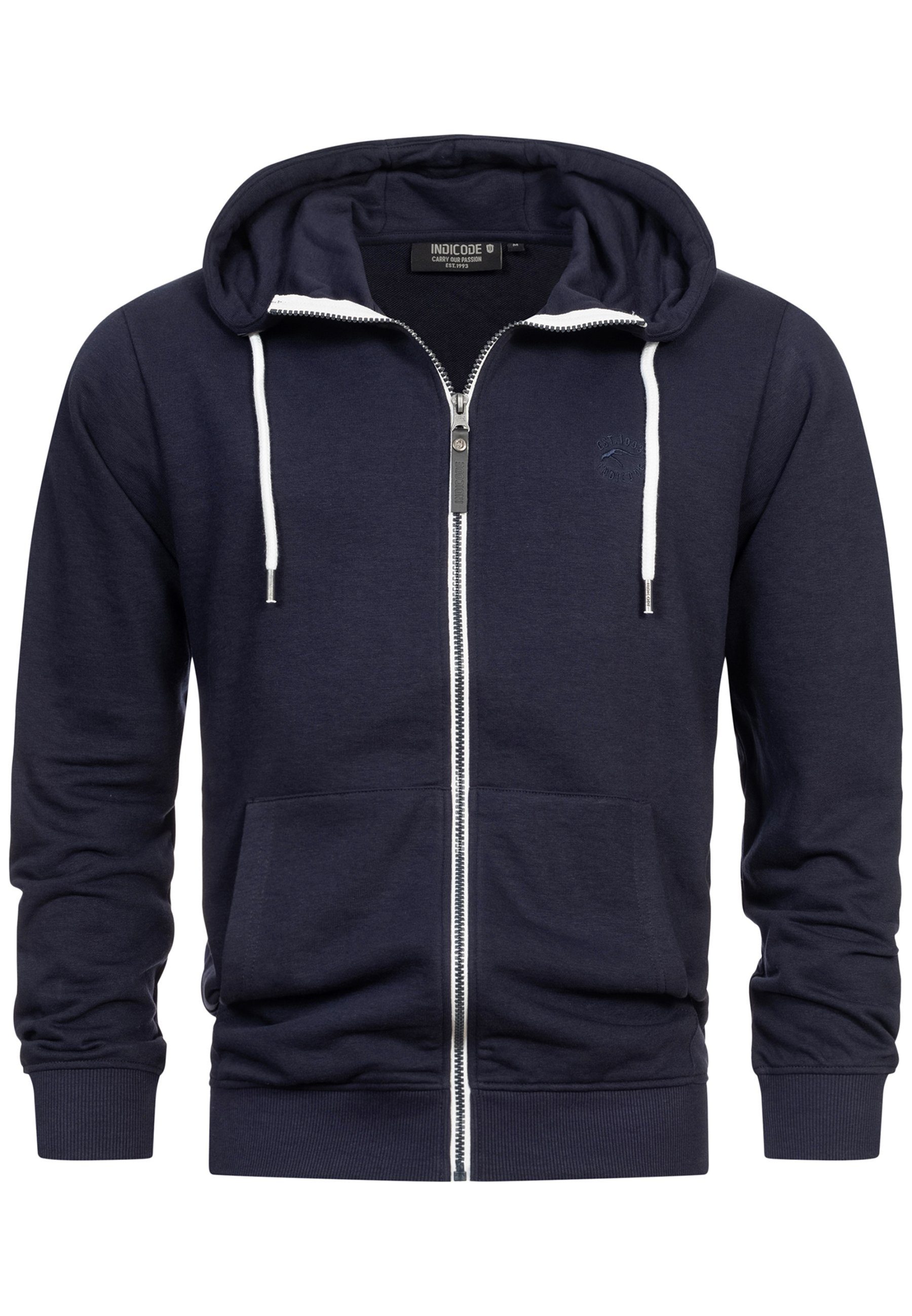 Indicode Kapuzensweatjacke Herren INChristos Hoodie Sweatjacke Herrenjacke günstig online kaufen