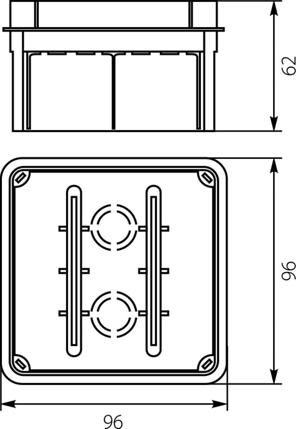 Elektro-Plast Kabelbox Abzweigkasten Klemmkasten 11.3 mit günstig online kaufen