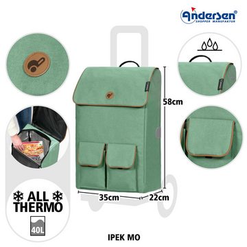 Andersen Einkaufsshopper Royal Shopper mit Tasche Ipek Mo in Salbei oder Schwarz