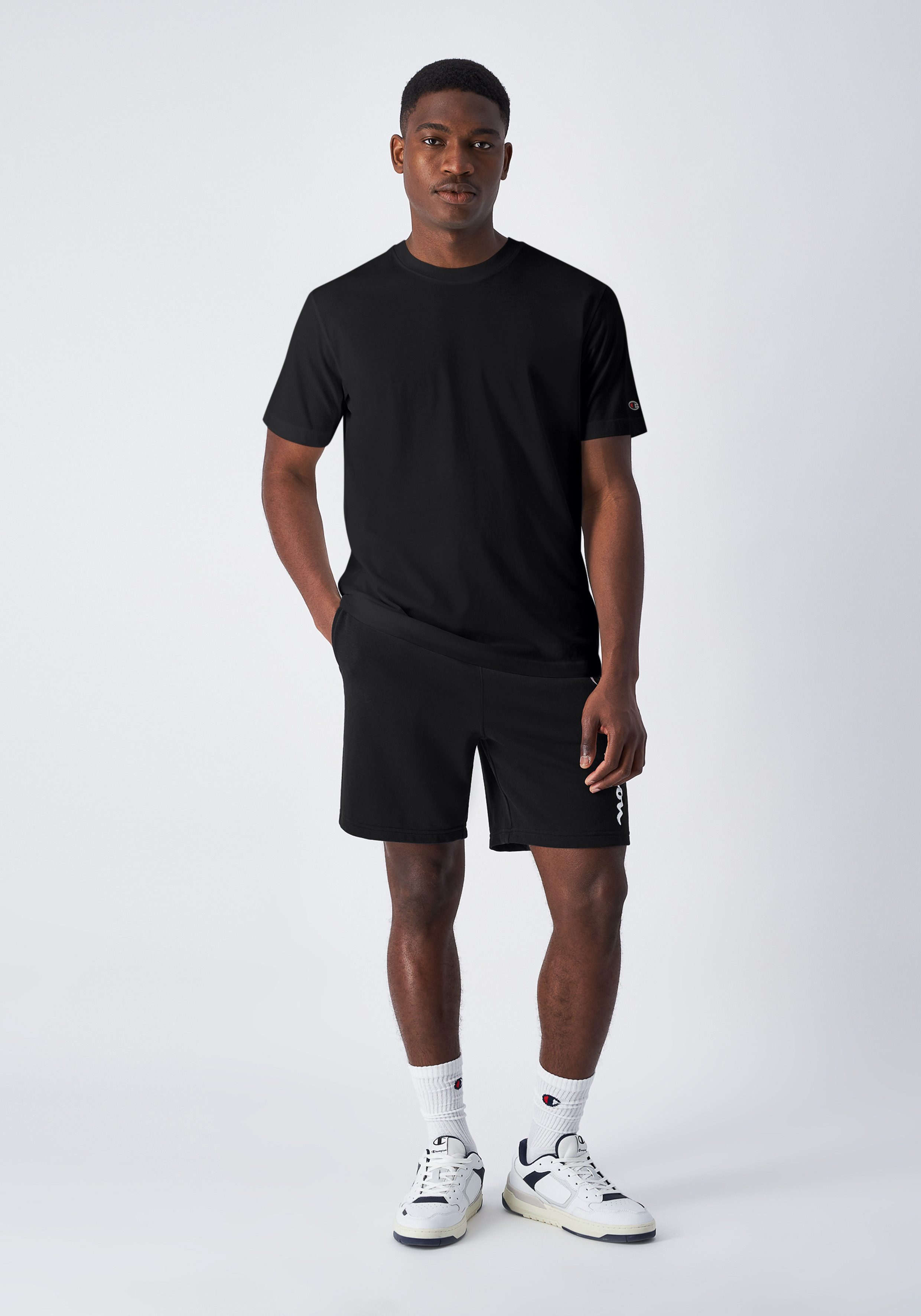 Champion T-Shirt (Packung, 2-tlg) Basic Shirt, Doppelpack