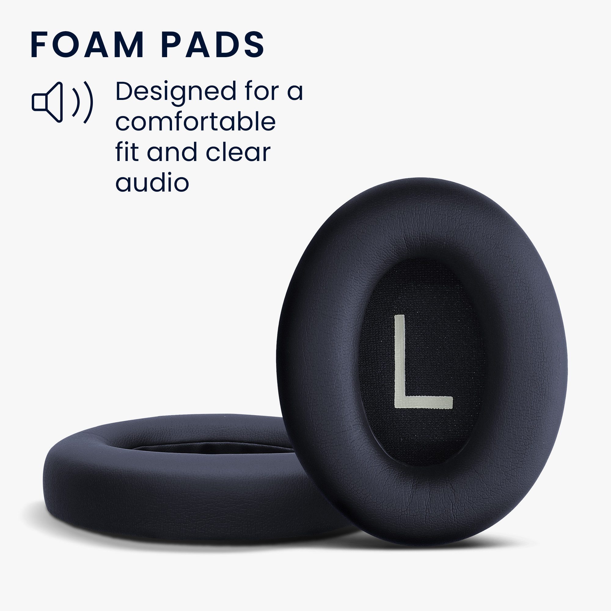 kwmobile 2x Ohr Polster für Bose Noise Cancelling 700 / NC700 Kopfhörer (Ohrpolster Kopfhörer - Kunstleder Polster für Over Ear Headphones)