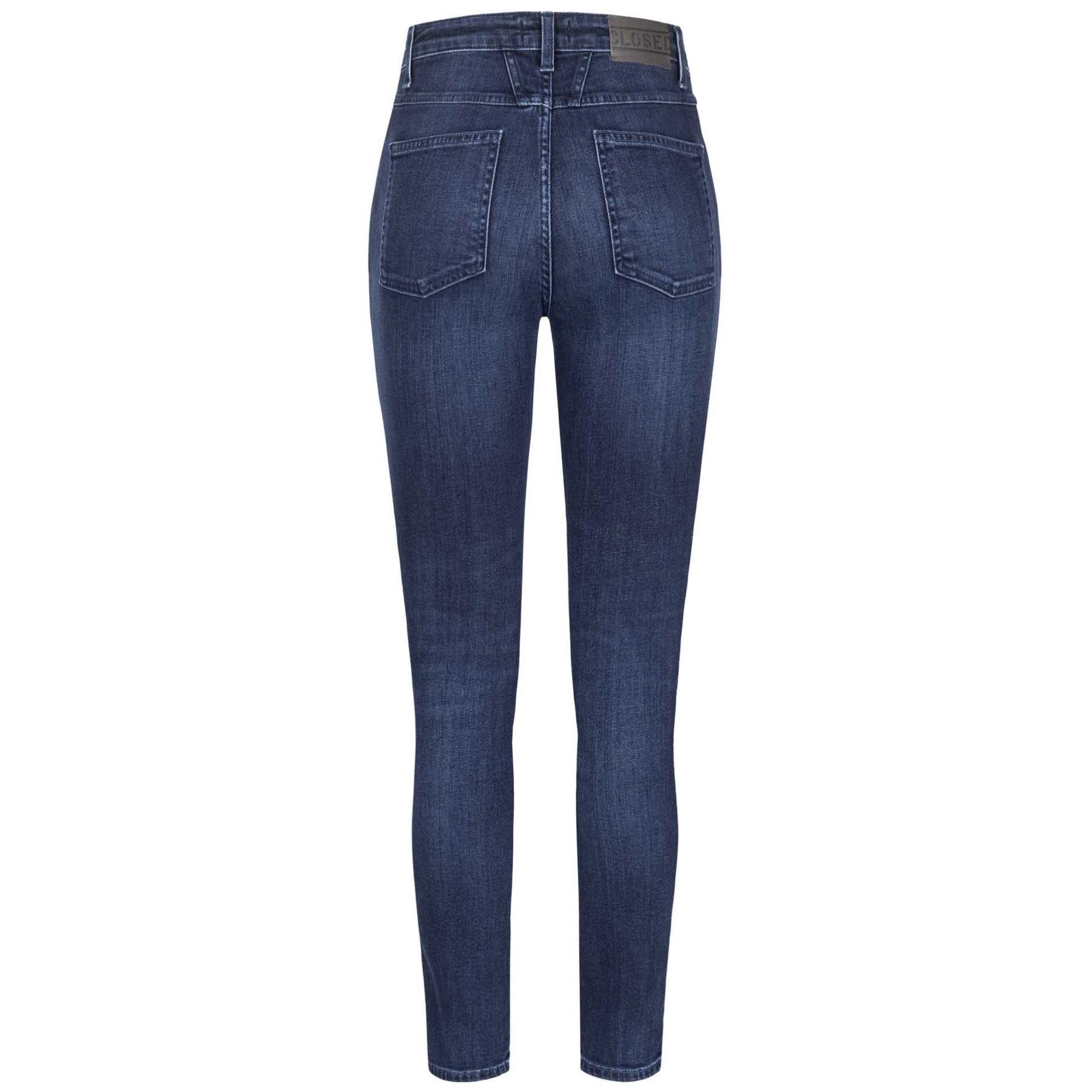 CLOSED Skinny-fit-Jeans CLOSED Jeans SKINNY PUSHER LONG High Waist - Dark Blue
