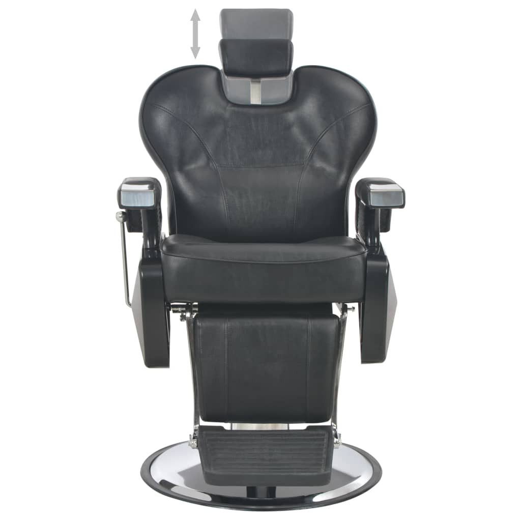 vidaXL Arbeitshocker, Friseurstuhl Schwarz 72×68×98 cm Kunstleder