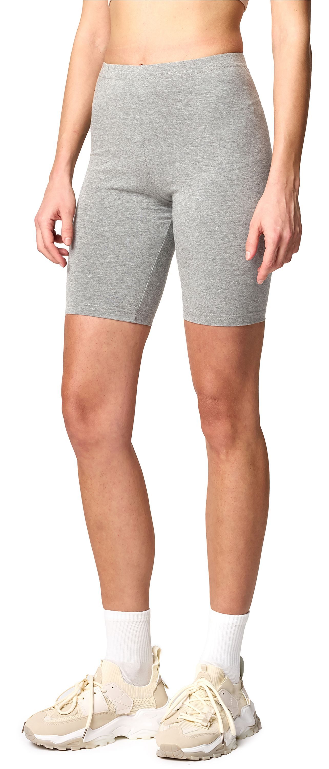 Merry Style Leggings Damen Kurze Hose aus Baumwolle MS10-200 (1-tlg) elastischer Bund