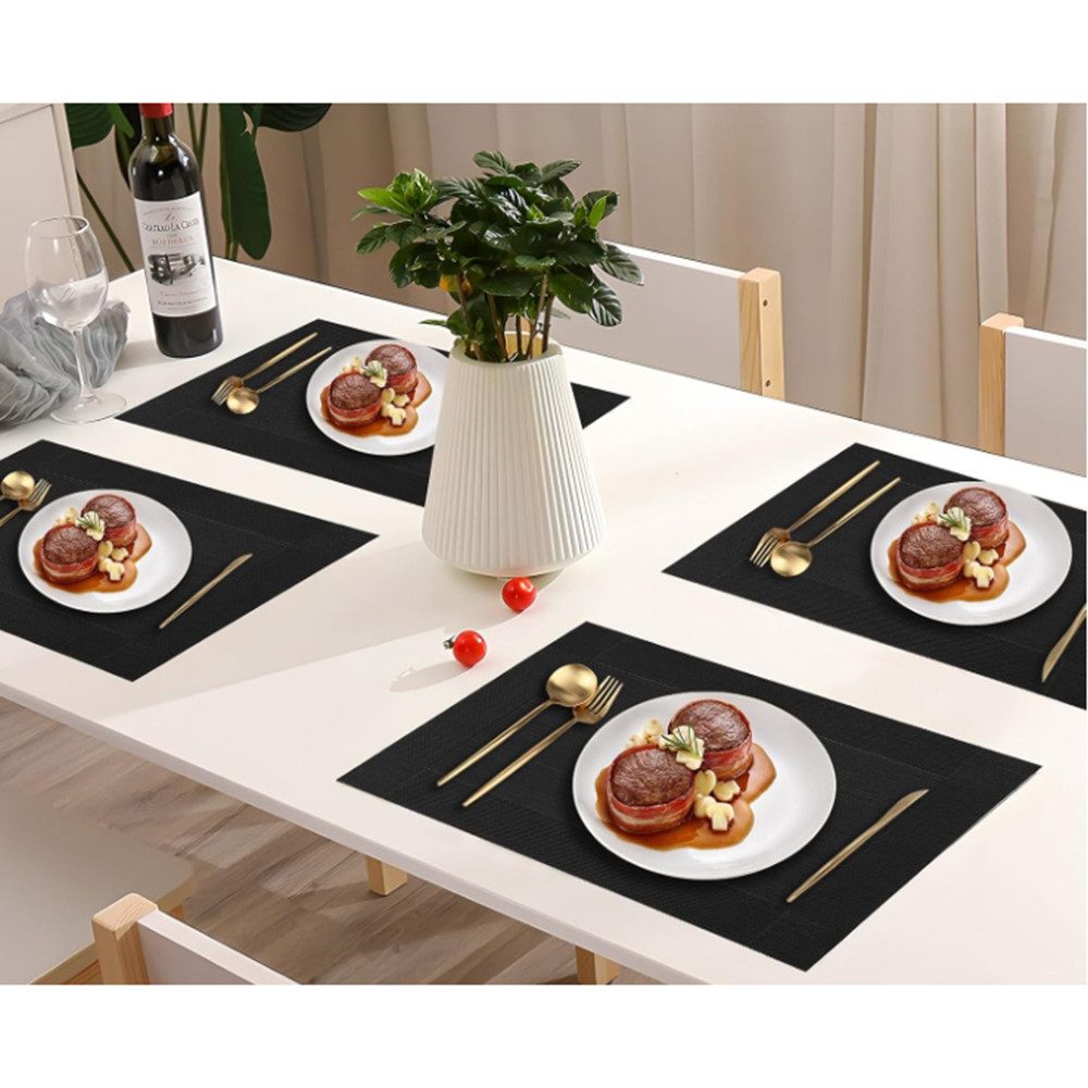 Coonoor Platzset Abwischbar Tischsets Hitzebeständig Platzdeckchen günstig online kaufen