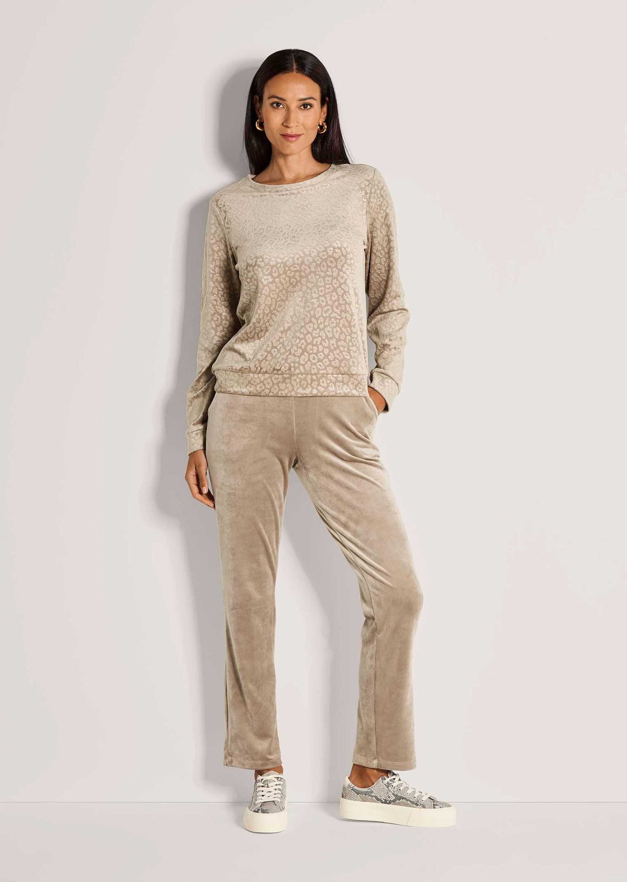 MADELEINE Langarmshirt Langarm Animal-Print Pullover günstig online kaufen