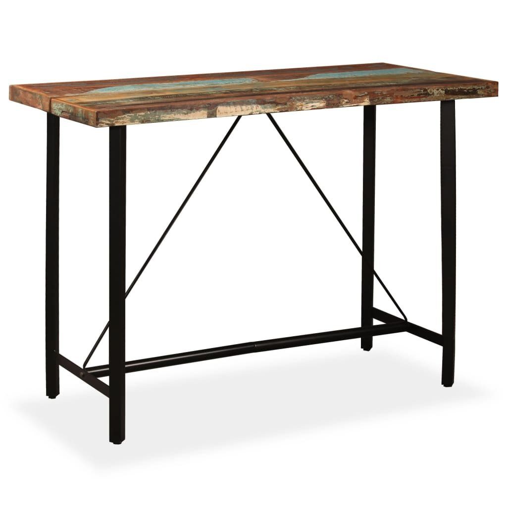 vidaXL Bargruppe aus Leder in Braun und Schwarz, (L/B/H: 150x70x107 cm)