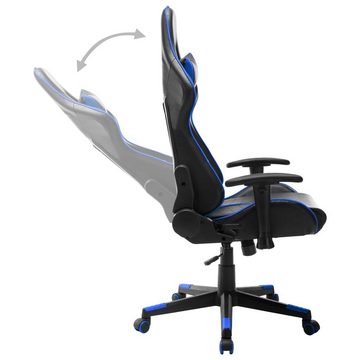 furnicato Gaming-Stuhl Schwarz und Blau Kunstleder (1 St)