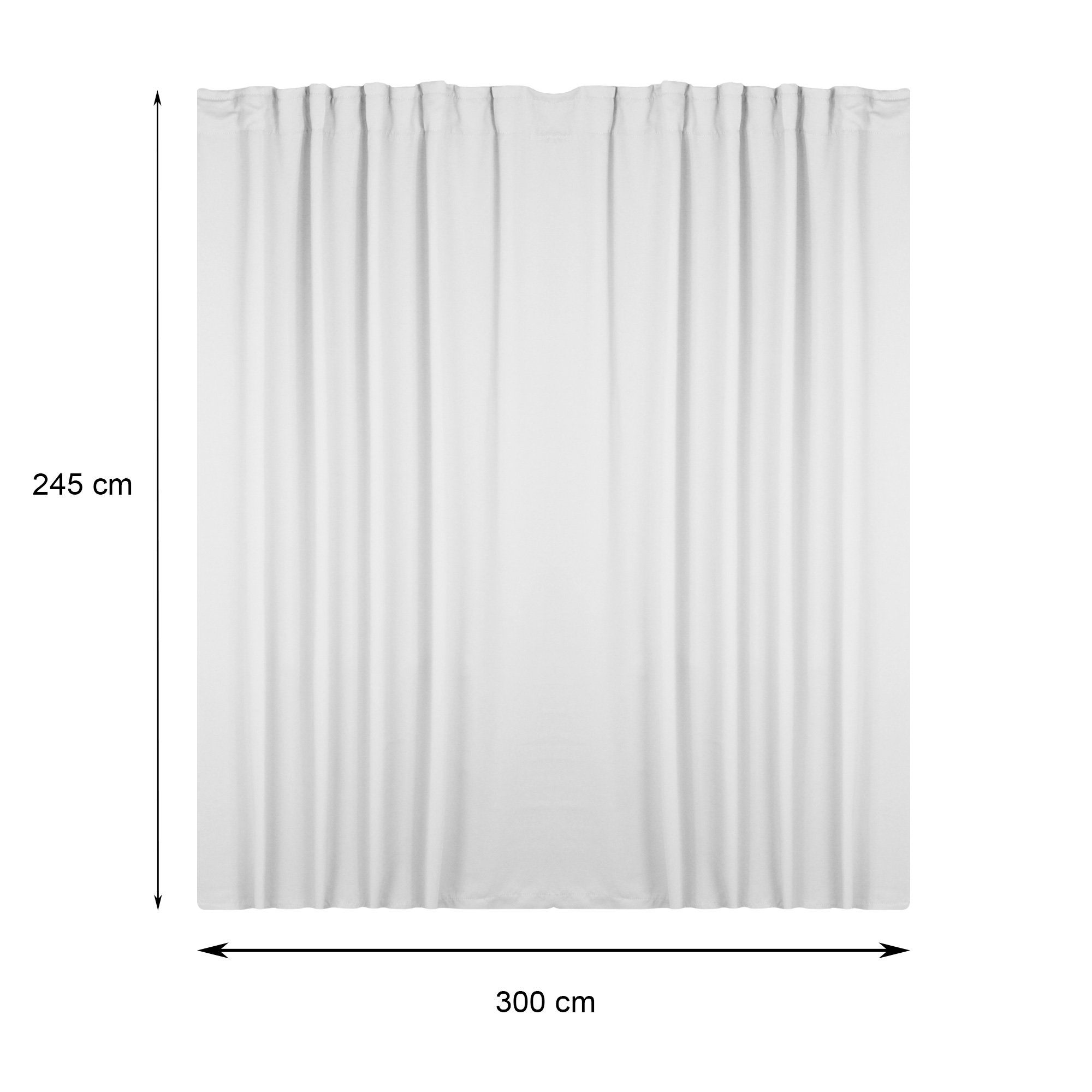 Haus und Deko Verdunkelungsvorhang Verdunklungsvorhang 295x245 günstig online kaufen