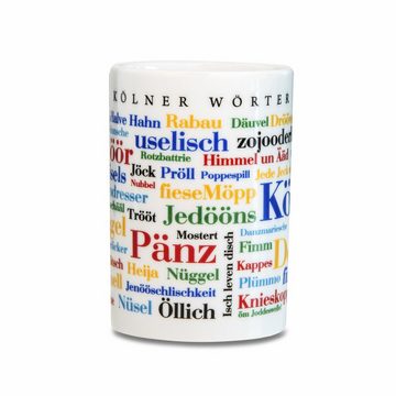 Deine Wörter Tasse Kaffeebecher Kölner Wörter, Porzellan