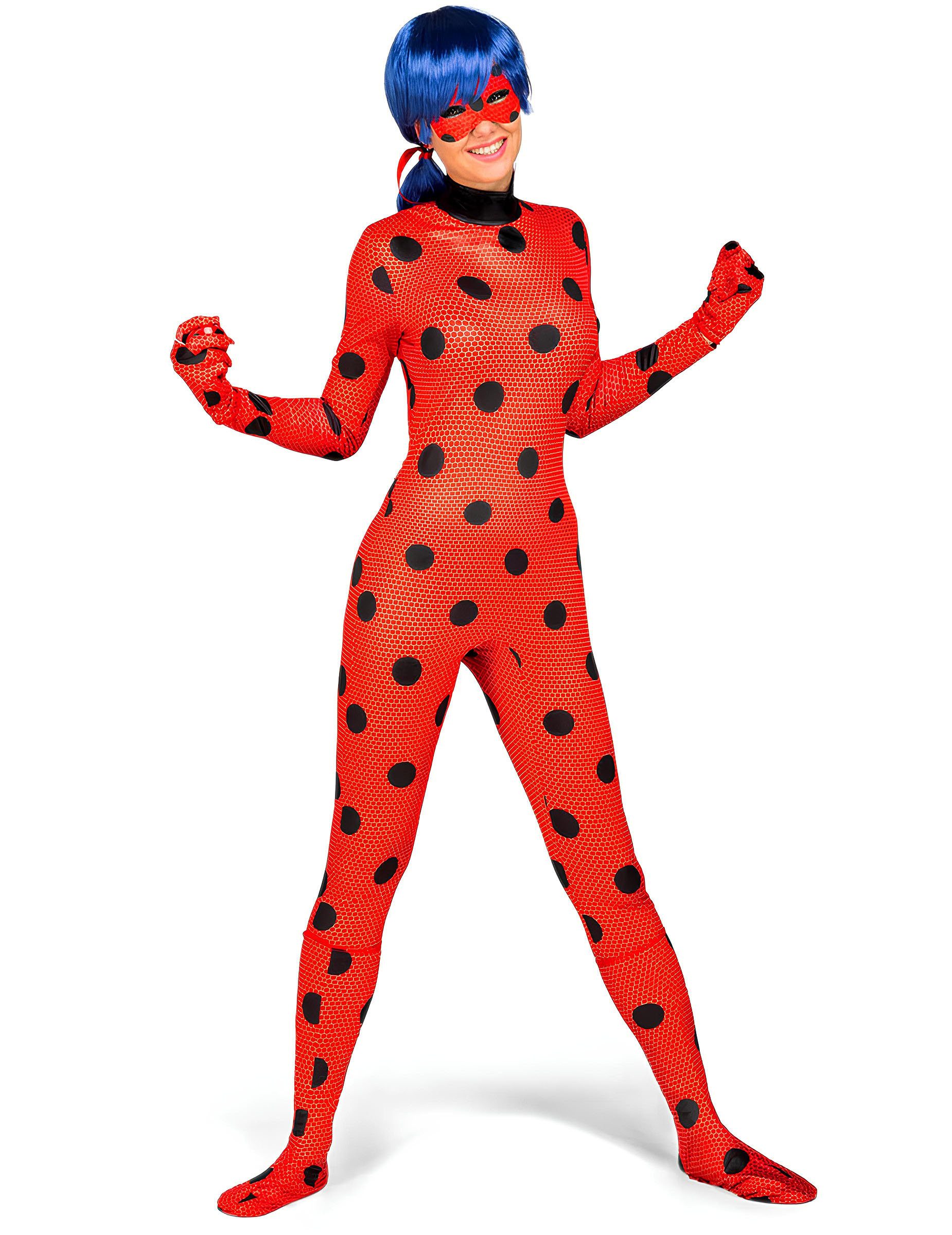 Viving Costumes Kostüm Ladybug-Damenkostüm Miraculous-Lizenzkostüm rot-schwarz