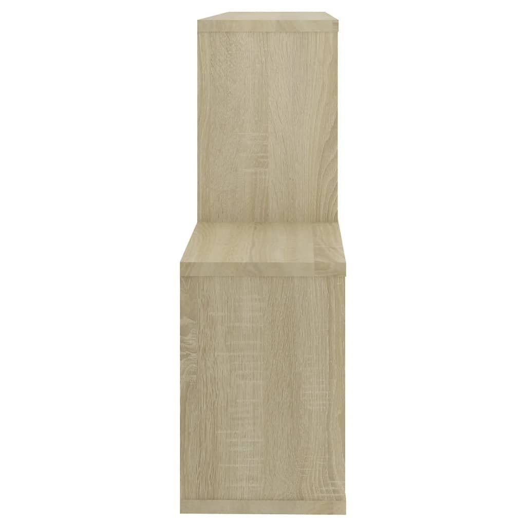 furnicato Holzwerkstoff 100x18x53 Wandregal cm Sonoma-Eiche