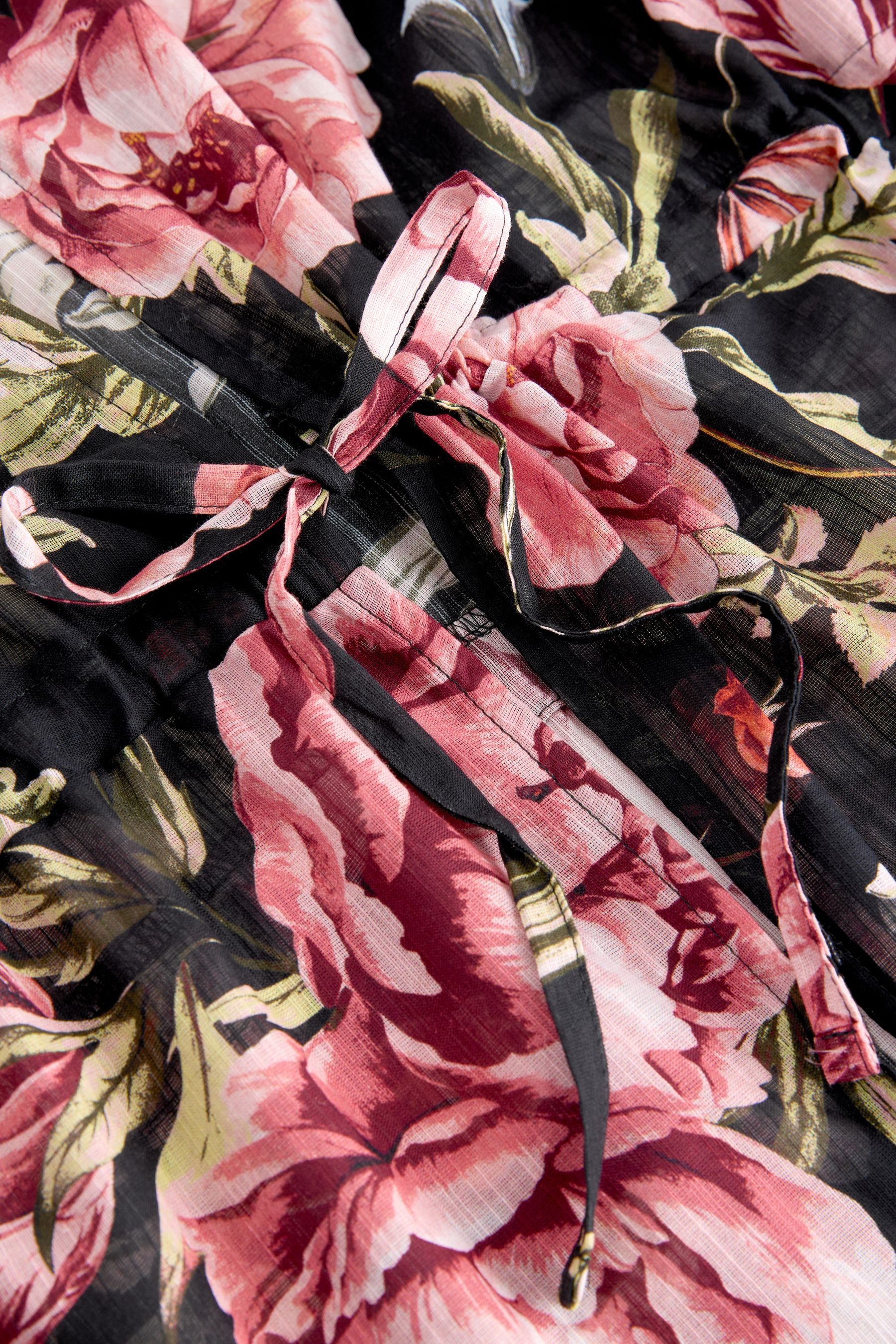 Next Blusenkimono Maxi-Cover-up mit Bindegürtel aus 100 % Baumwolle (1-tlg) günstig online kaufen