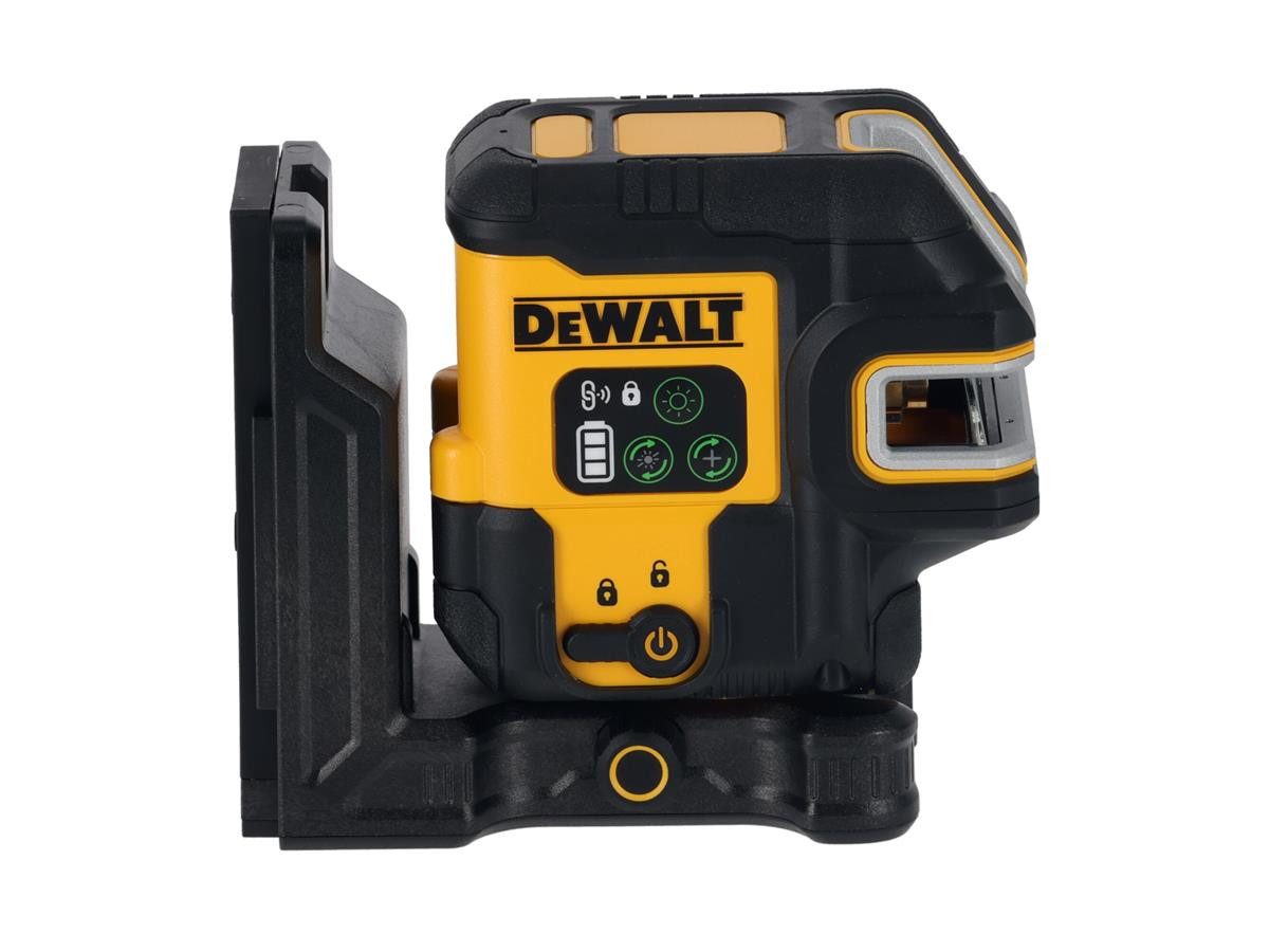 DeWalt Punkt- und Linienlaser mit integriertem Akku, Arbeitsbereich: 30m (100m mit Empfänger)