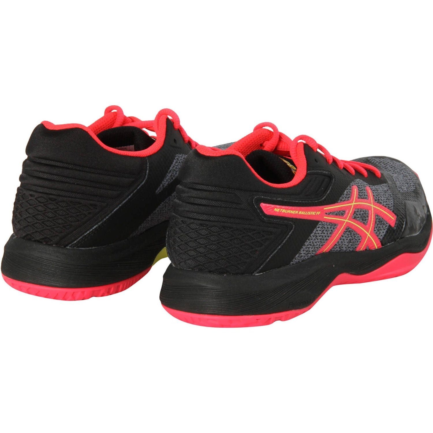 Asics FF BALLISTIC NETBURNER BLACK/LASER PINK Hallenschuh