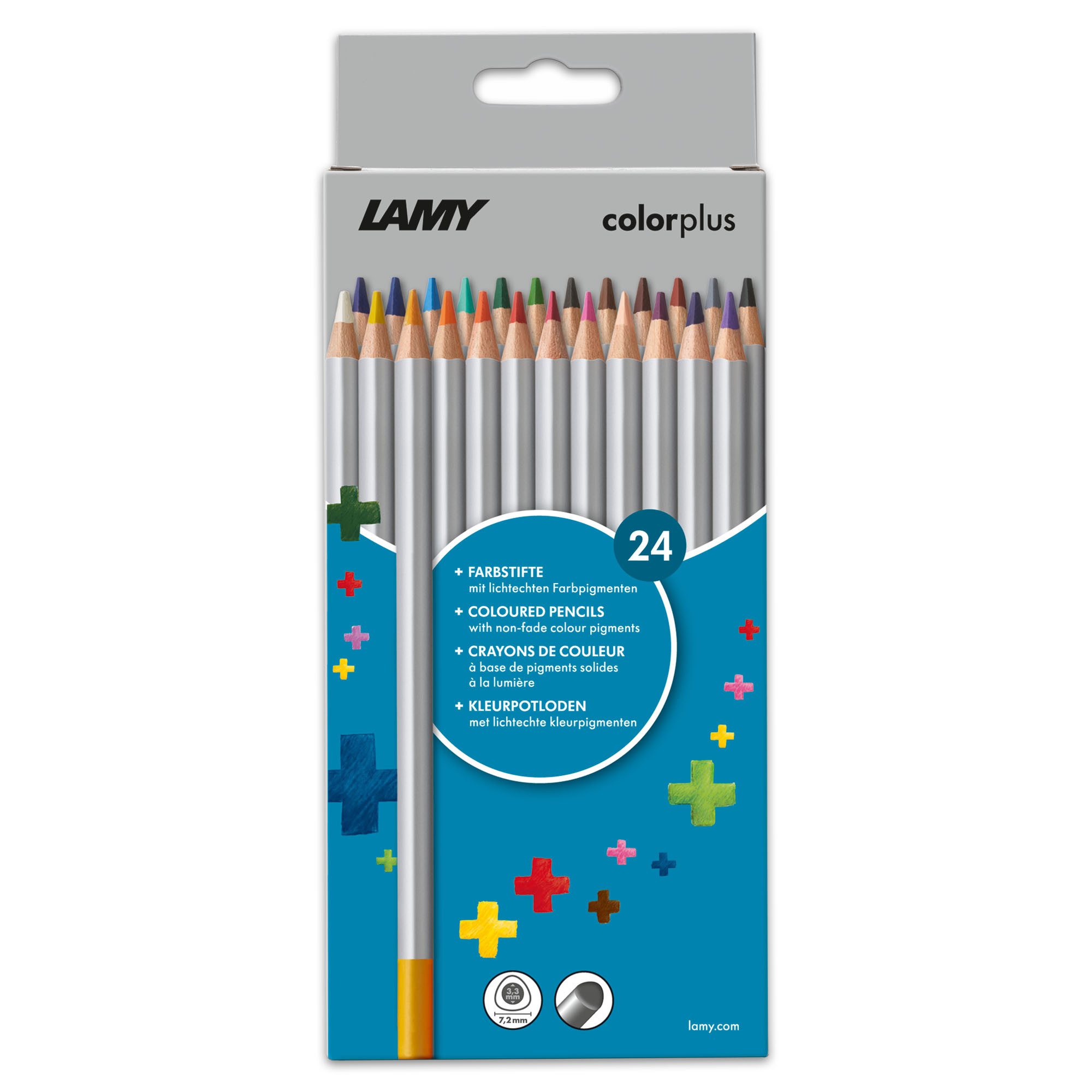Buntstift LAMY colorplus 24er Farbstifte Faltschachtel Set