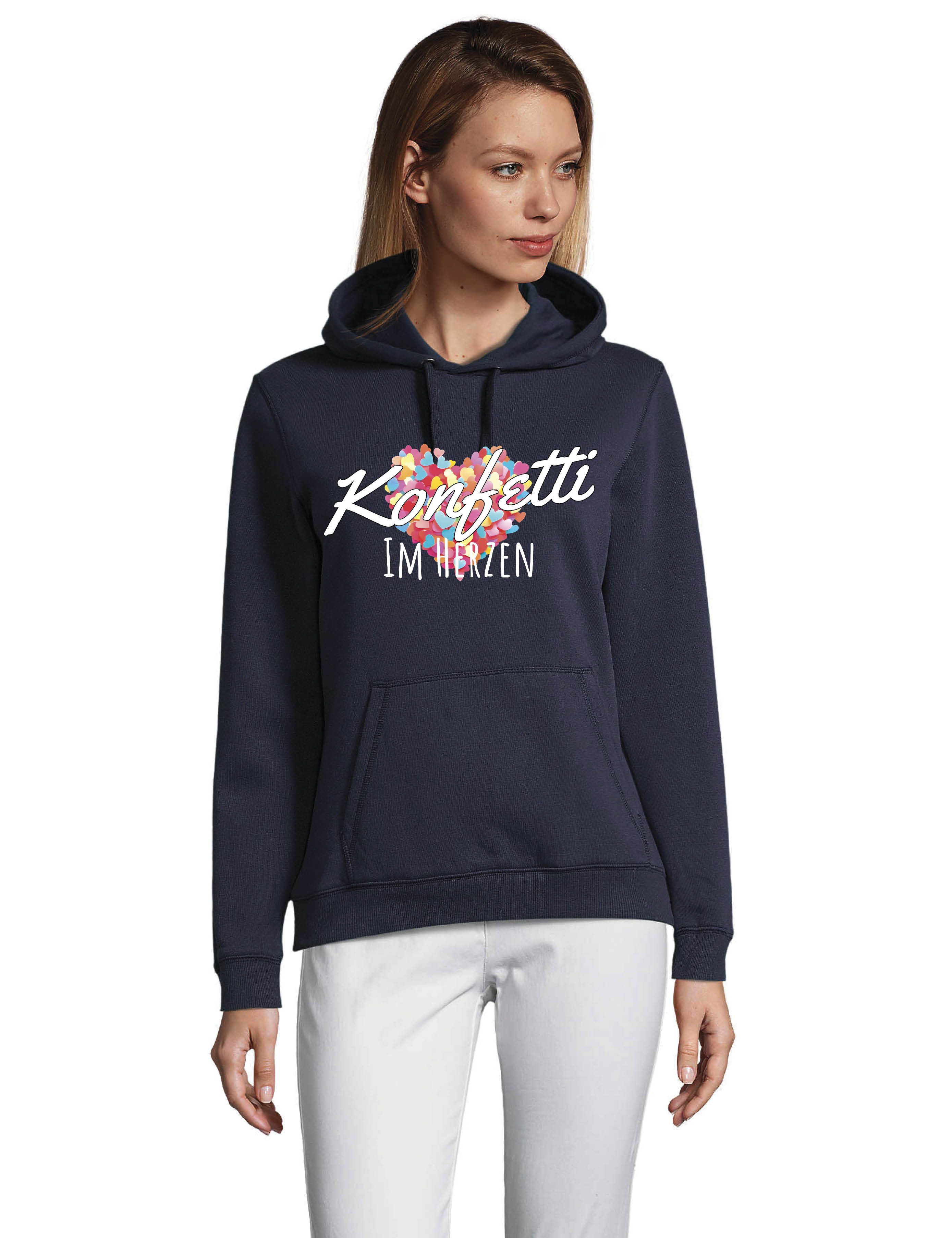 Youth Designz Kapuzenpullover "Konfetti im Herz" Damen Hoodie Pullover Stat günstig online kaufen