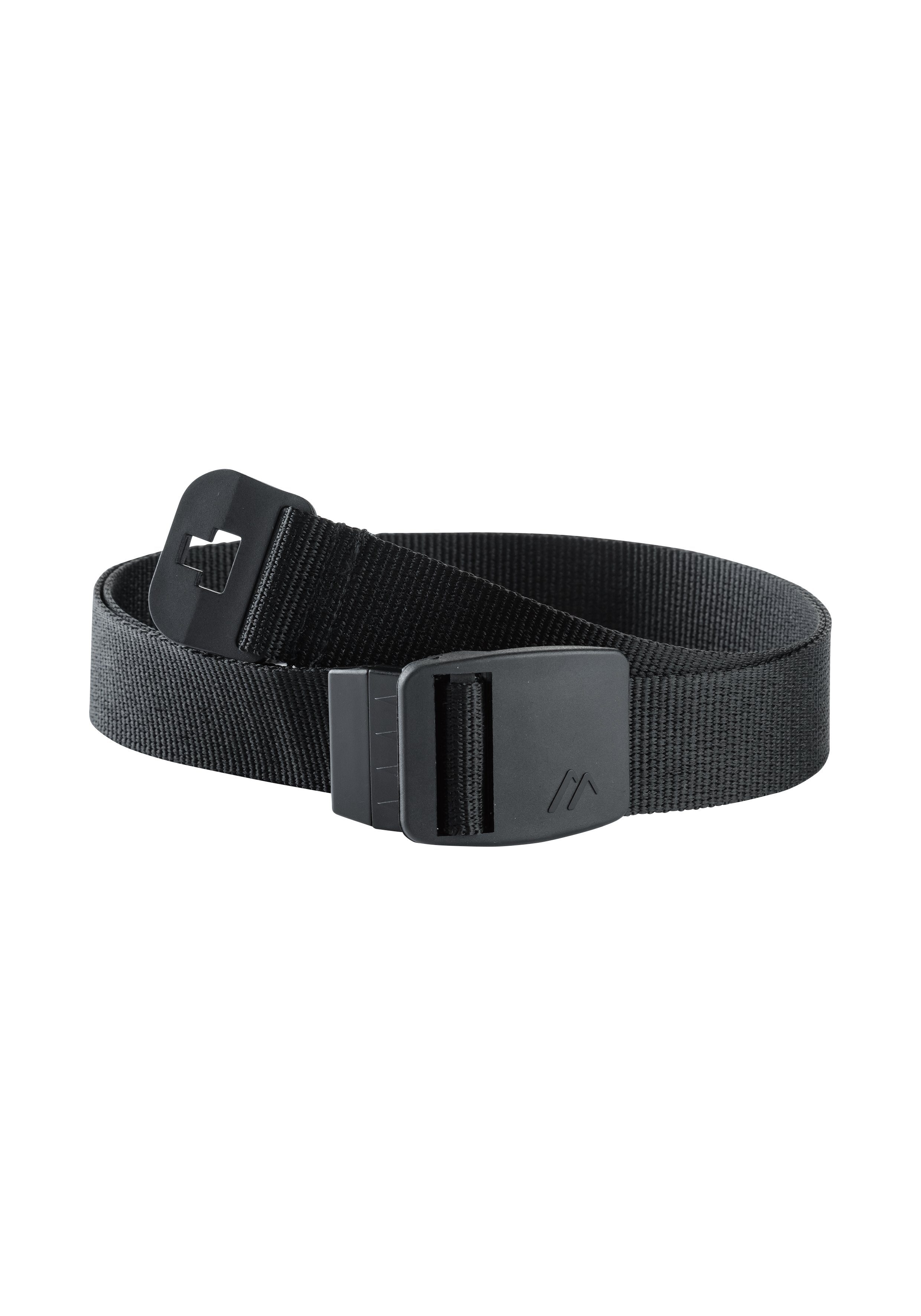 Maier Sports Synthetikgürtel Eco schwarz Gürtel Wanderhose für Belt